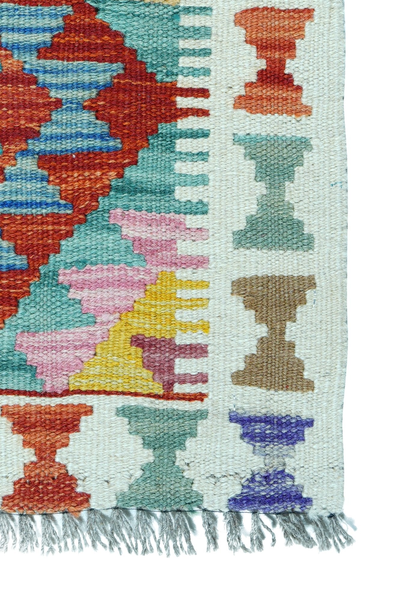 Kelim vloerkleed handgeweven uit Afghanistan - 4