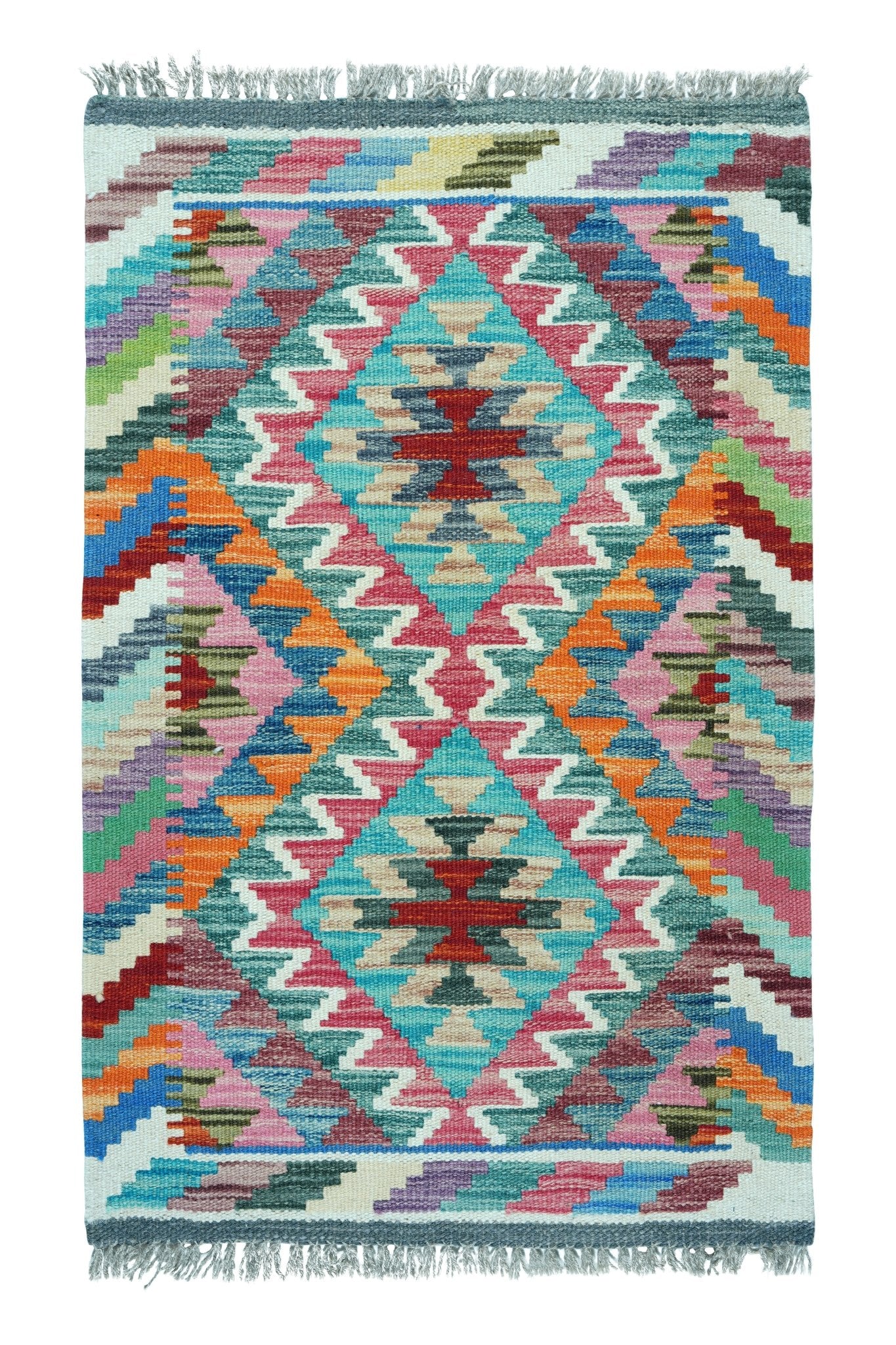 Kelim vloerkleed handgeweven uit Afghanistan - 1