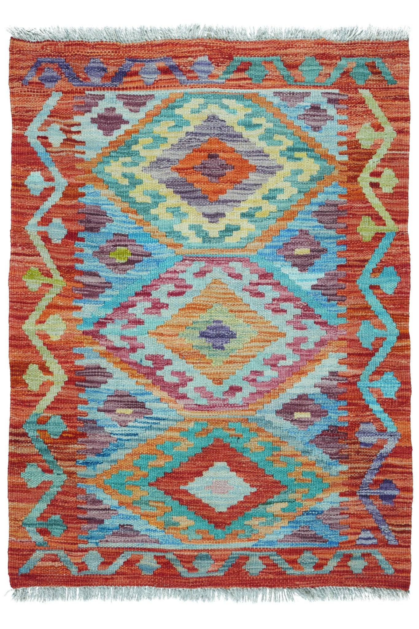 Kelim vloerkleed handgeweven uit Afghanistan - 1