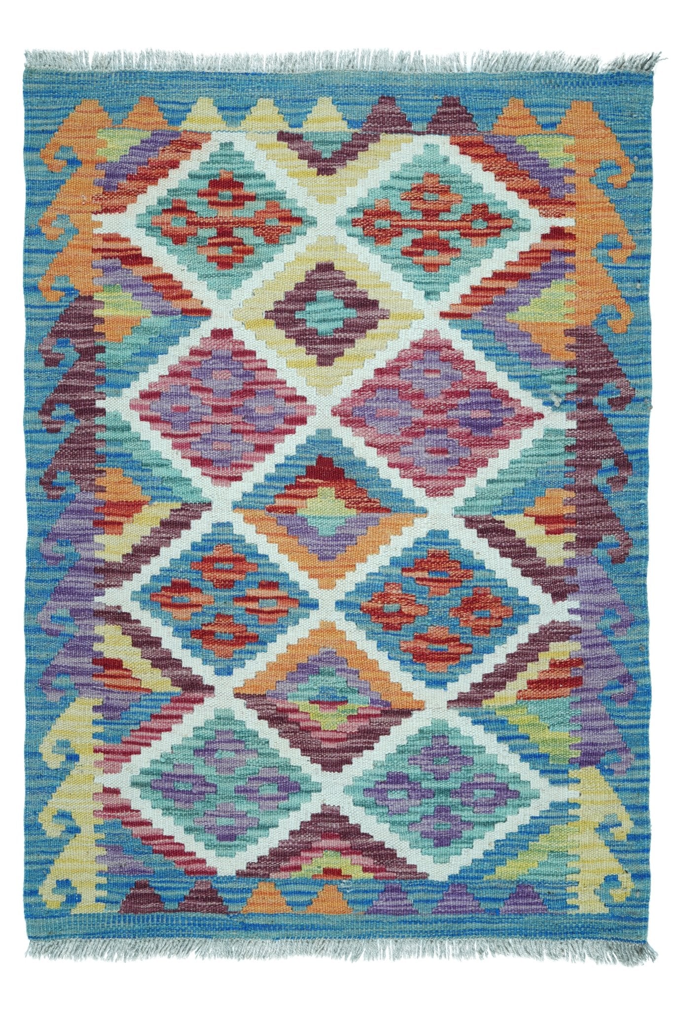 Kelim vloerkleed handgeweven uit Afghanistan - 1