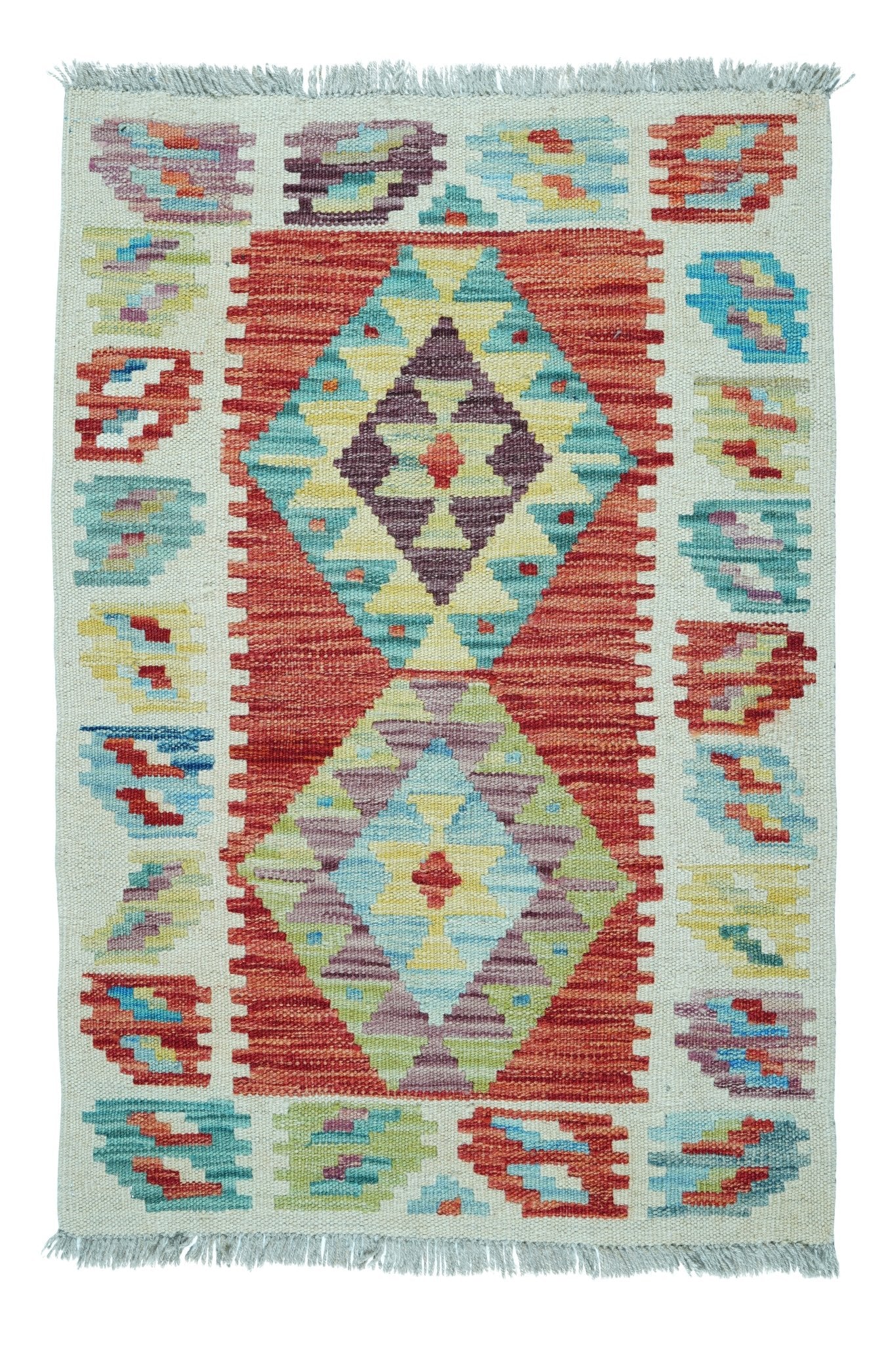 Kelim vloerkleed handgeweven uit Afghanistan - 1