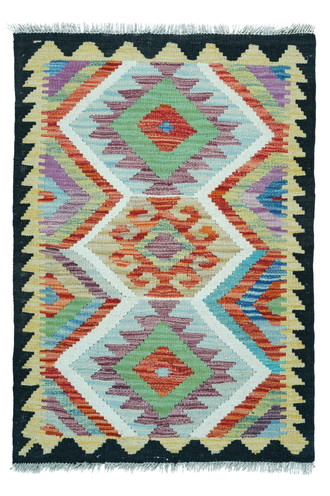 Kelim vloerkleed handgeweven uit Afghanistan - 1