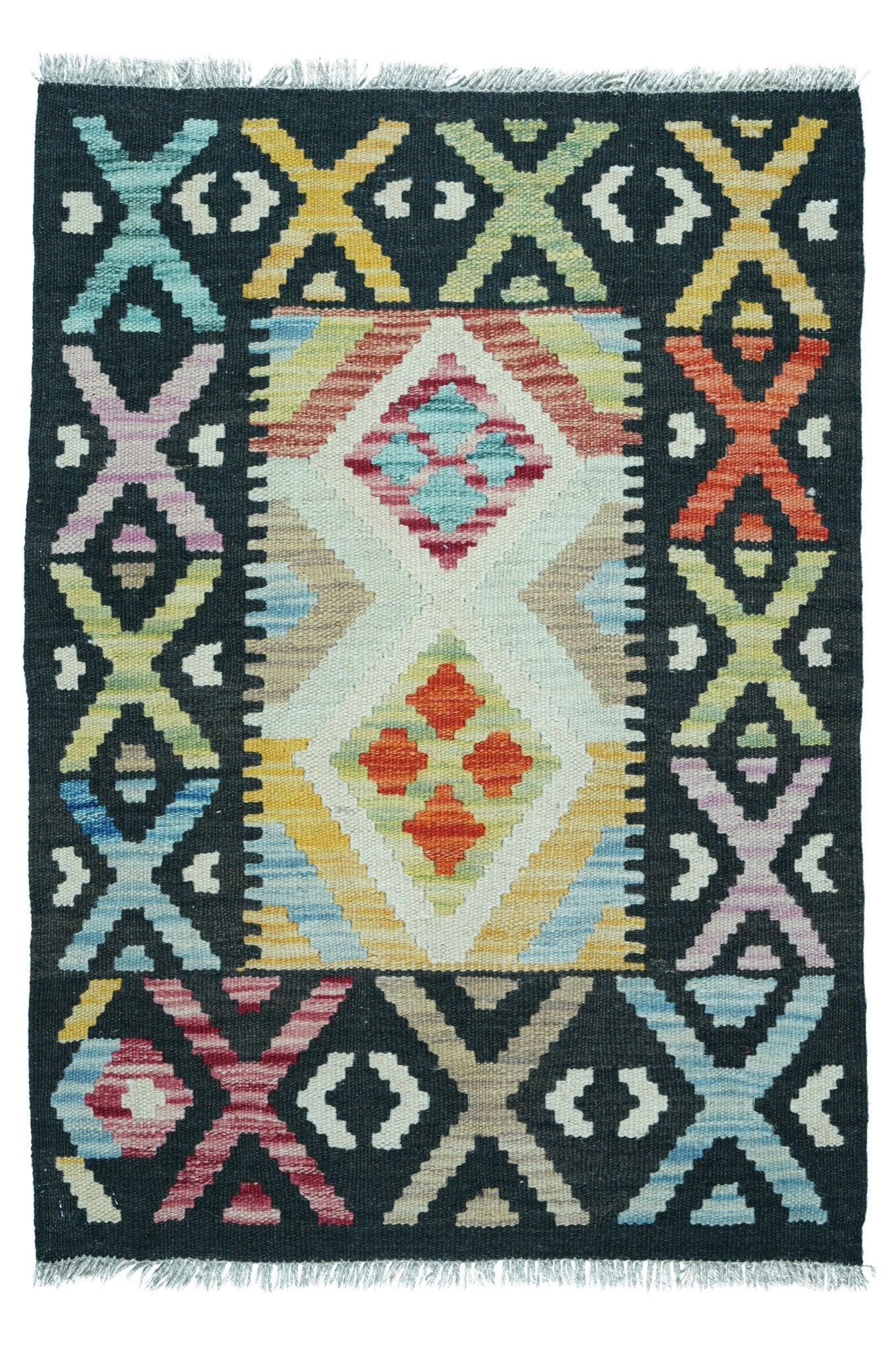 Kelim vloerkleed handgeweven uit Afghanistan - 1