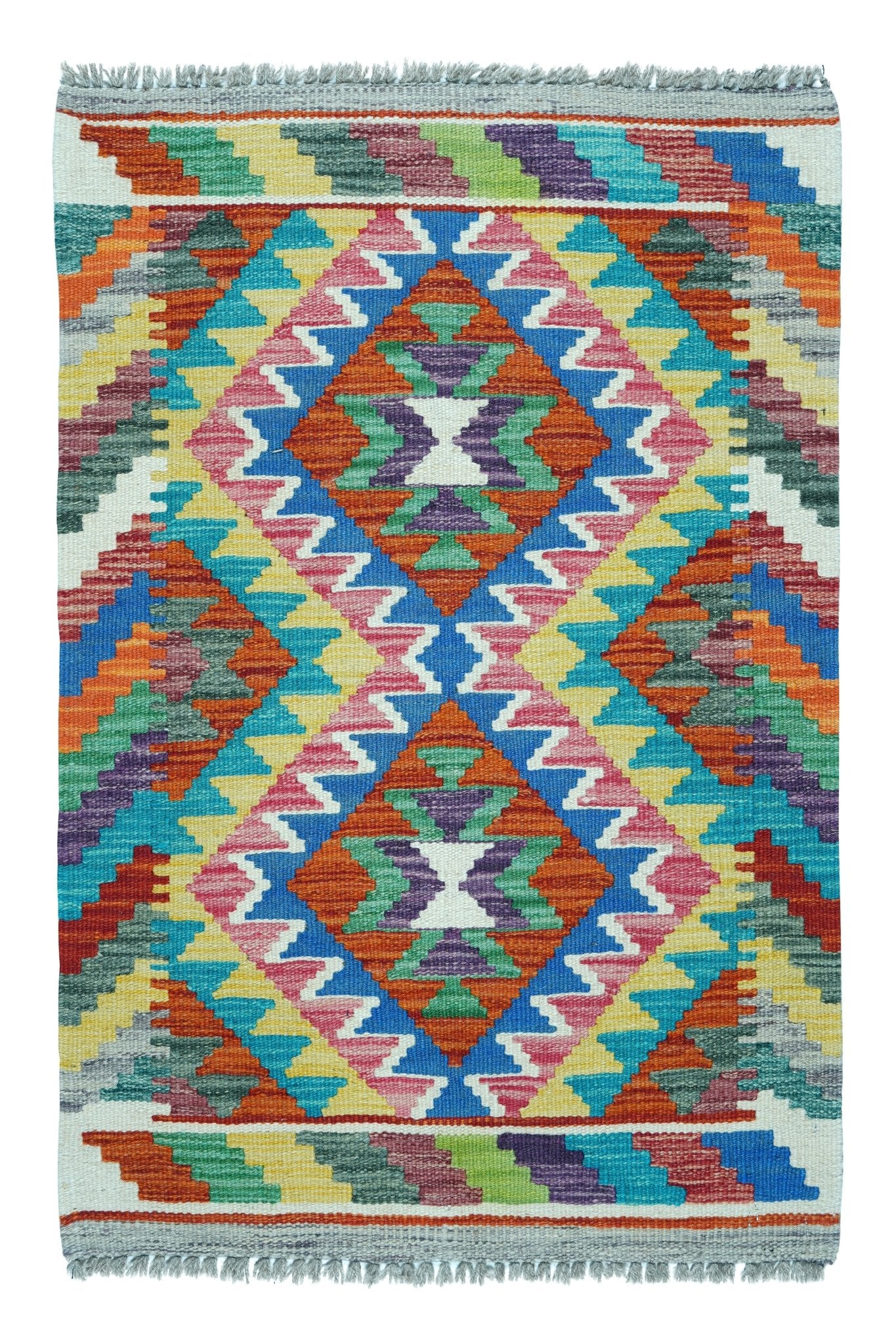 Kelim vloerkleed handgeweven uit Afghanistan - 1