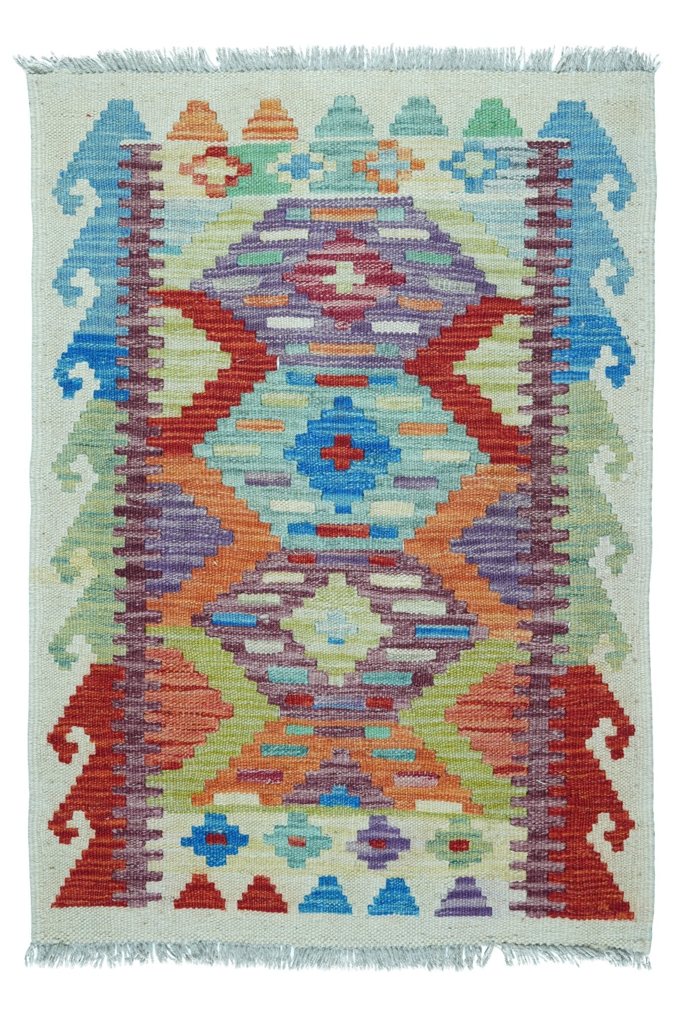 Kelim vloerkleed handgeweven uit Afghanistan - 1