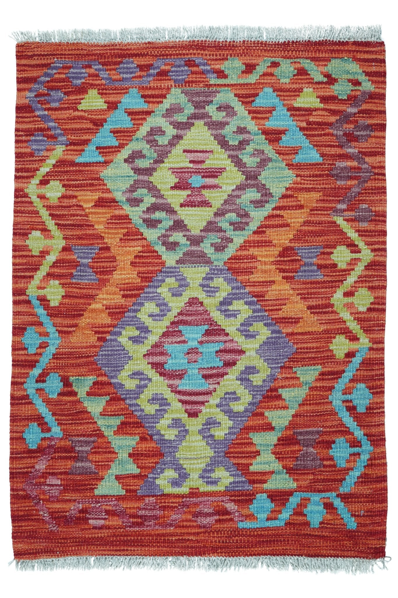 Kelim vloerkleed handgeweven uit Afghanistan - 1