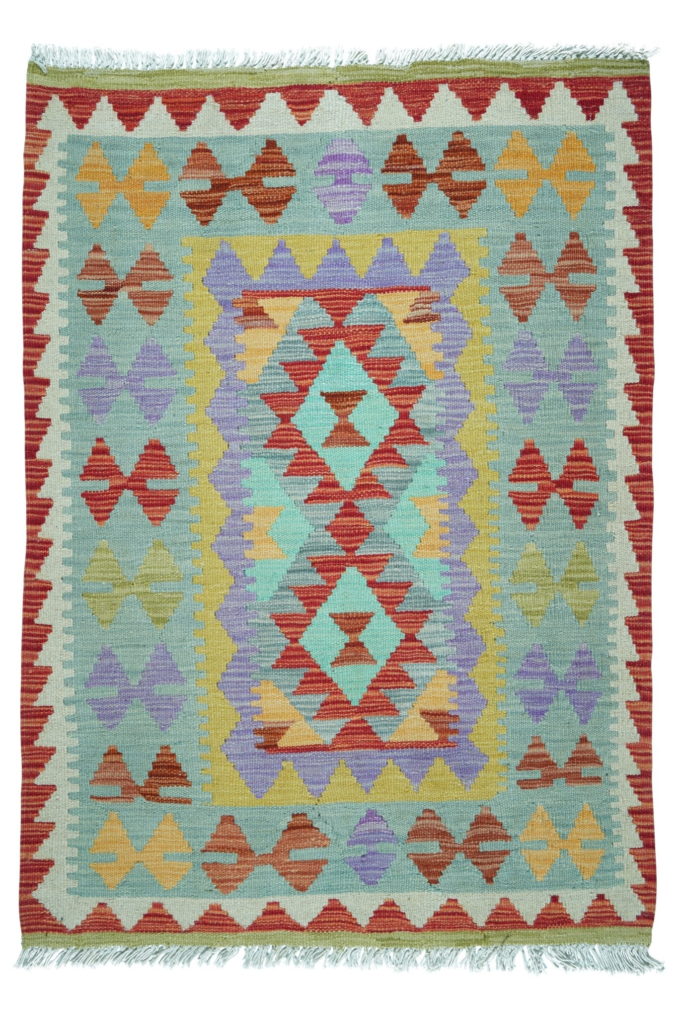 Kelim vloerkleed handgeweven uit Afghanistan - 1