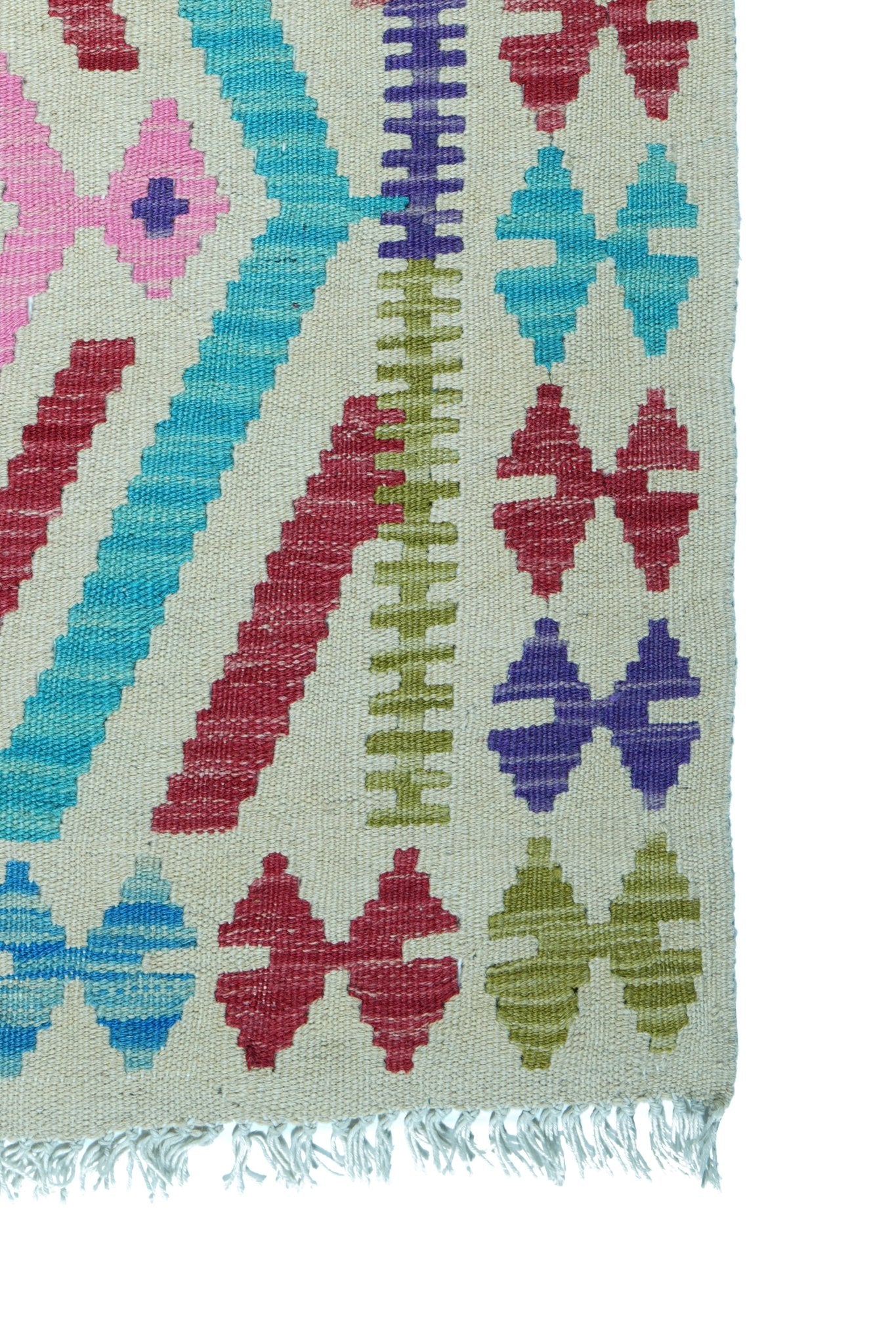 Kelim vloerkleed handgeweven uit Afghanistan - 4