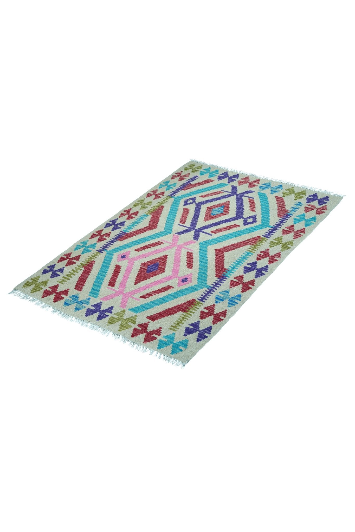 Kelim vloerkleed handgeweven uit Afghanistan - 2