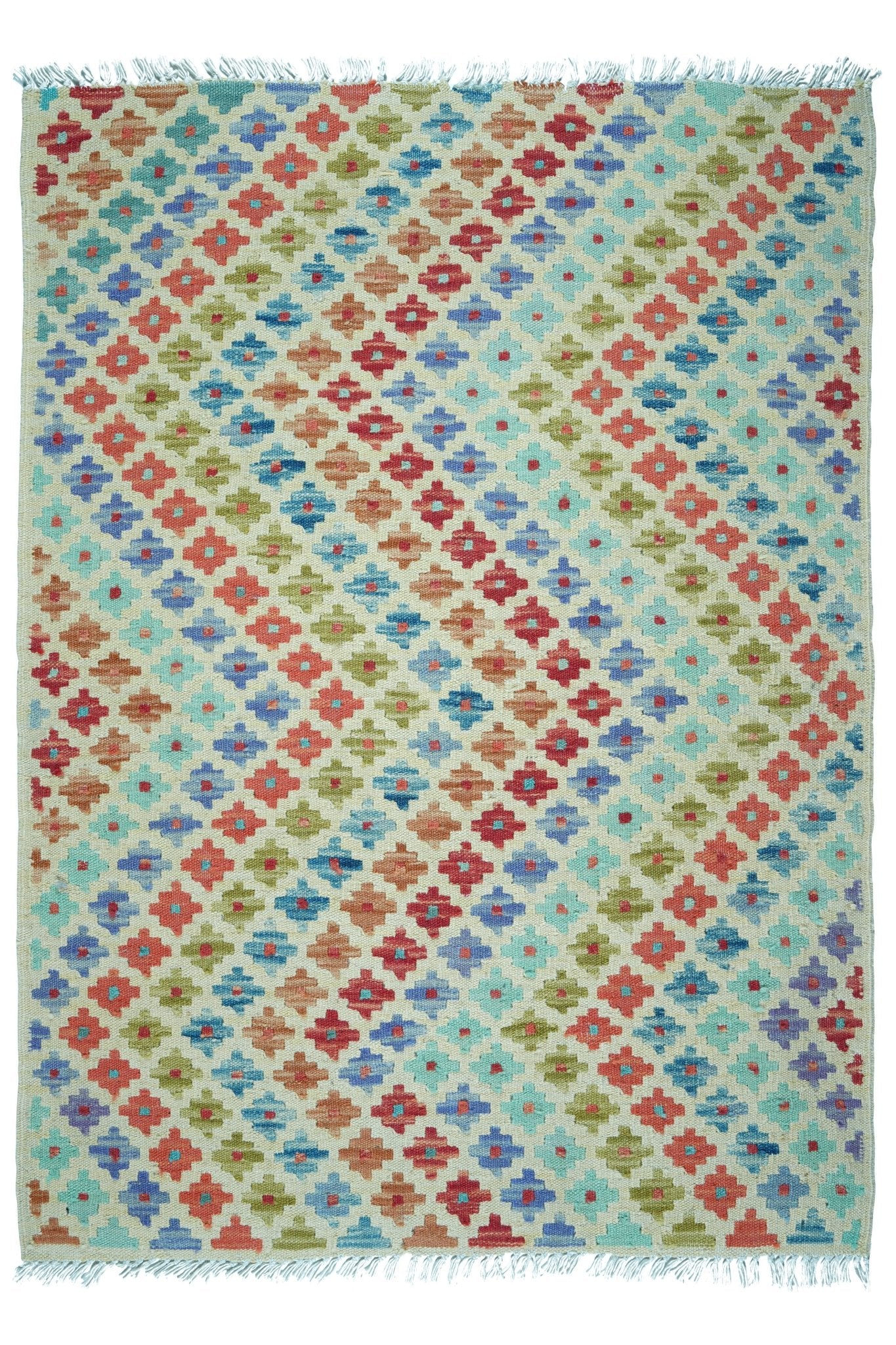 Kelim vloerkleed handgeweven uit Afghanistan - 1