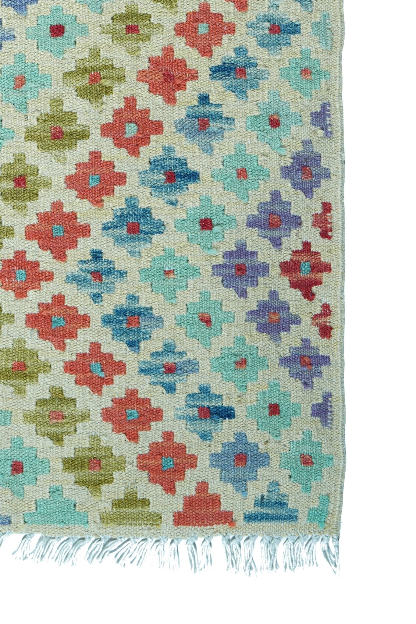 Kelim vloerkleed handgeweven uit Afghanistan - 4