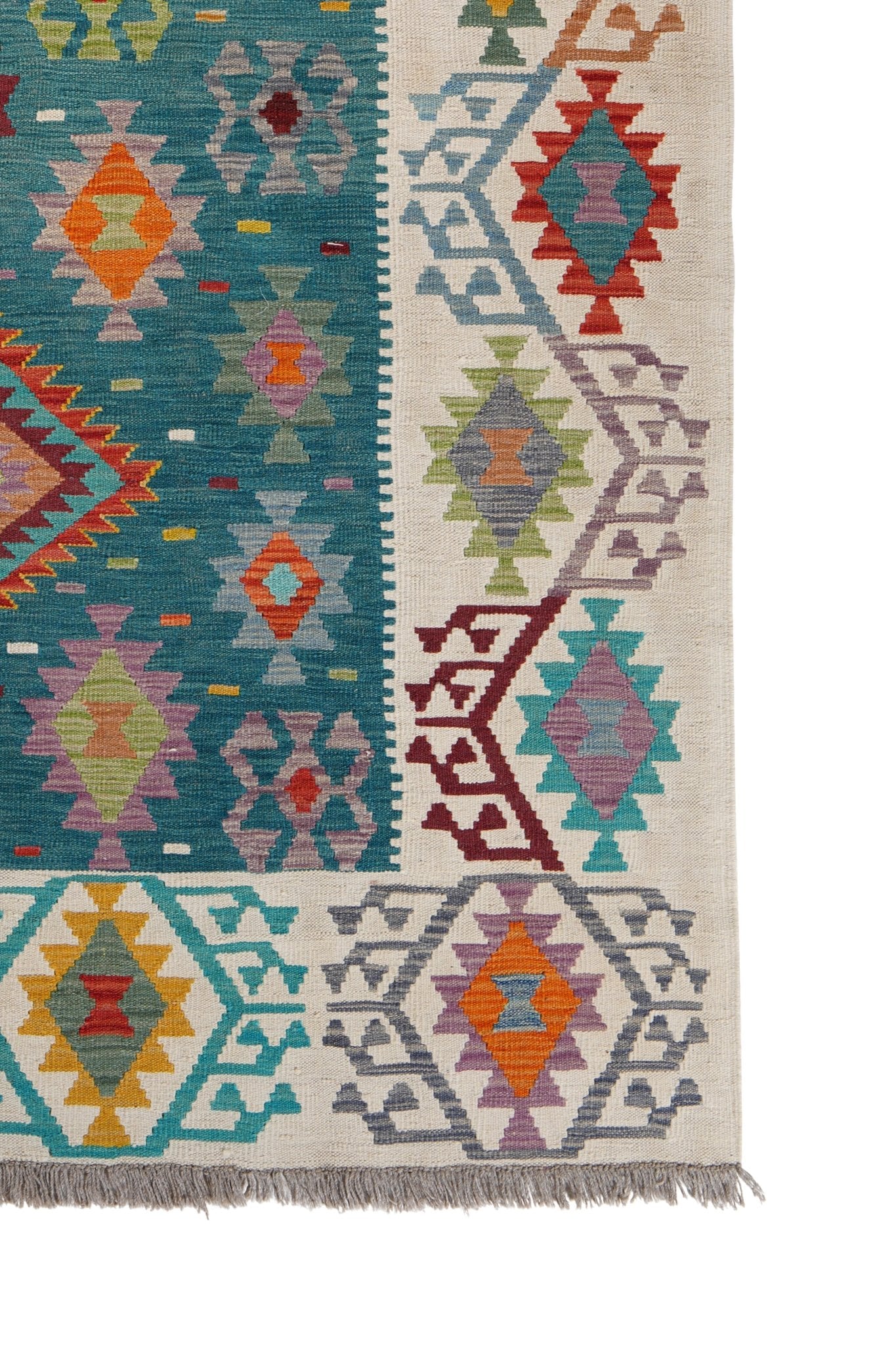 Kelim vloerkleed handgeweven uit Afghanistan - 4