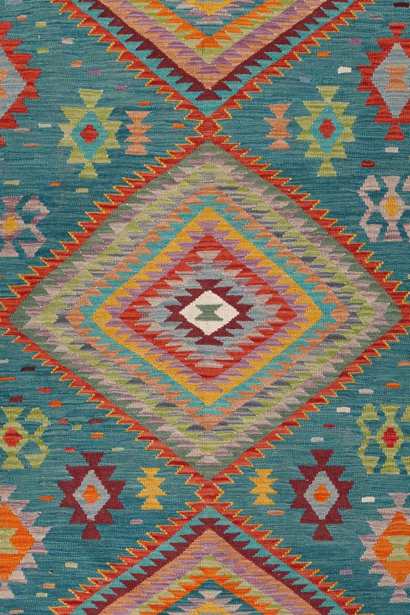 Kelim vloerkleed handgeweven uit Afghanistan - 3