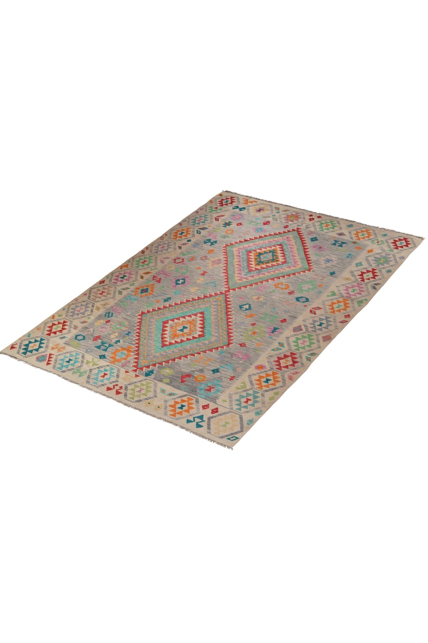 Kelim vloerkleed handgeweven uit Afghanistan - 2