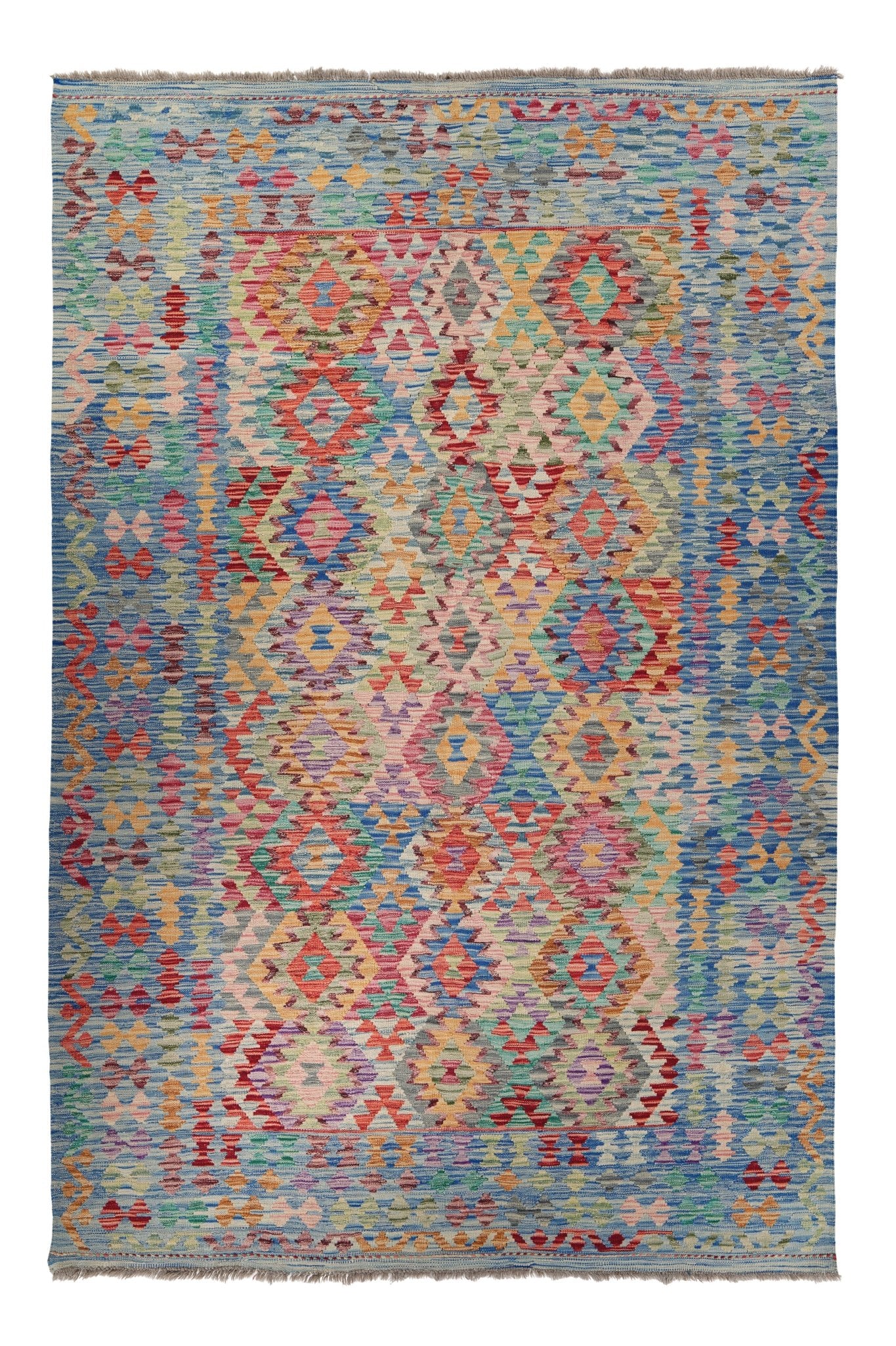 Kelim vloerkleed handgeweven uit Afghanistan - 1