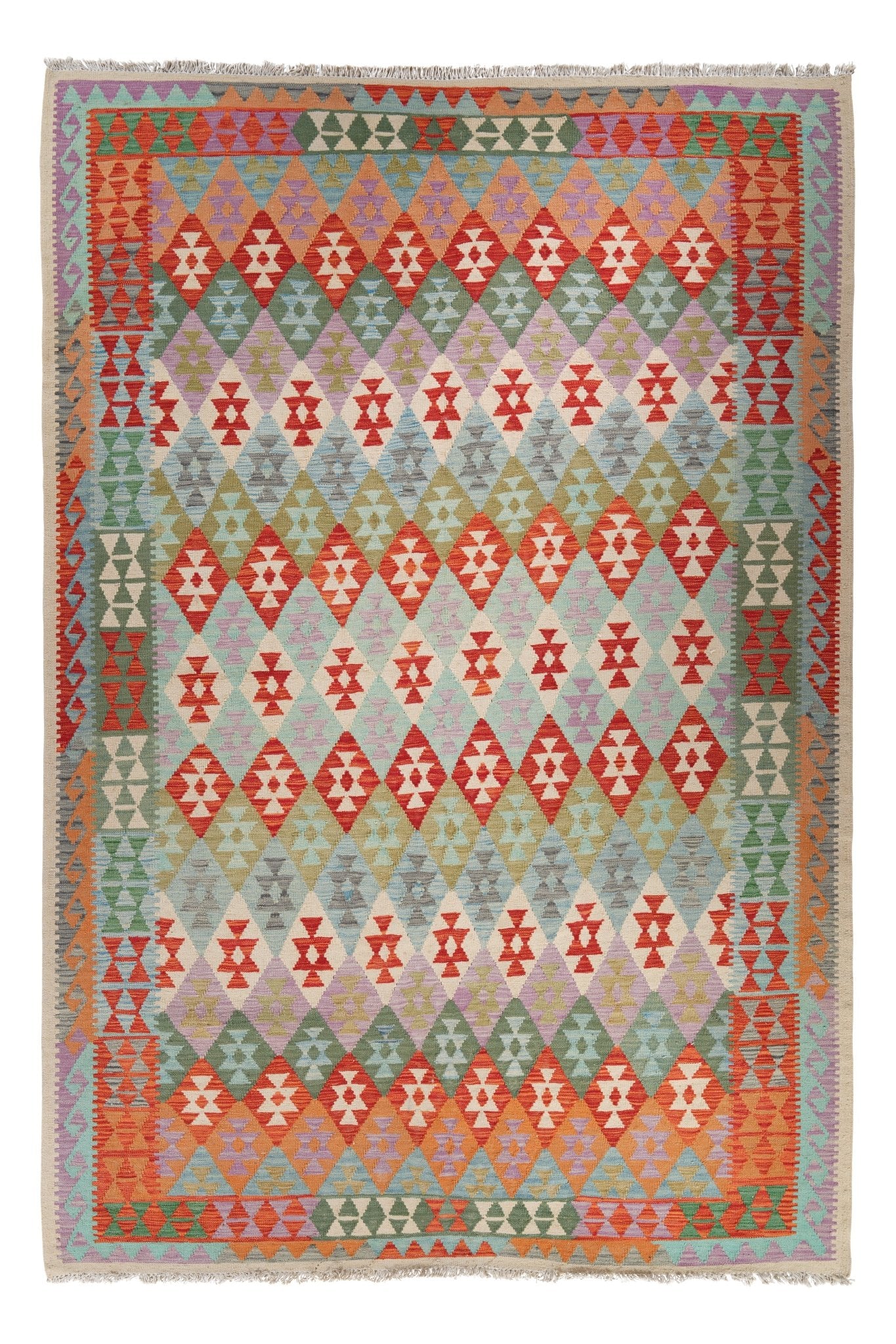 Kelim vloerkleed handgeweven uit Afghanistan - 1