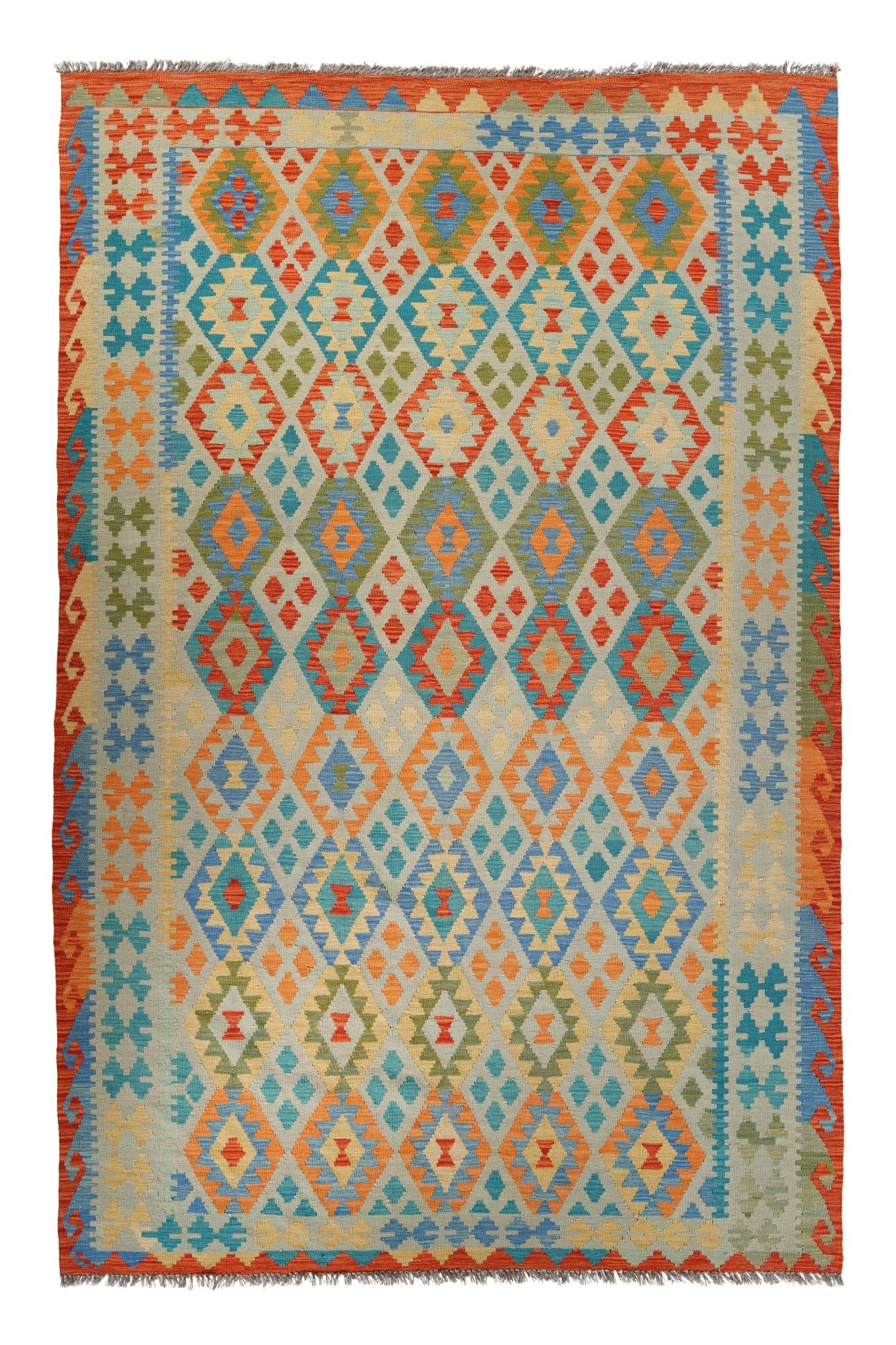 Kelim vloerkleed handgeweven uit Afghanistan - 1