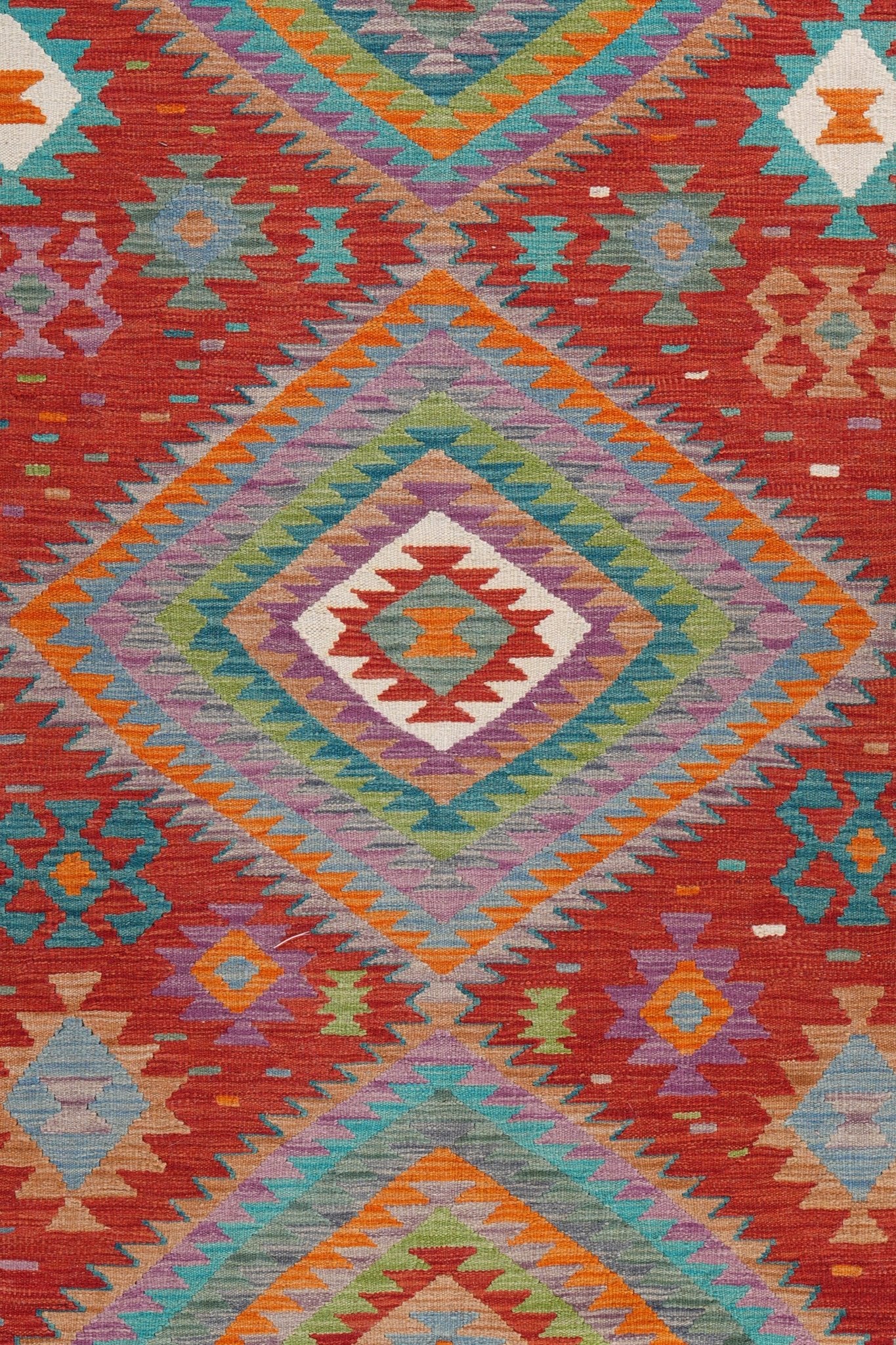 Kelim vloerkleed handgeweven uit Afghanistan - 3