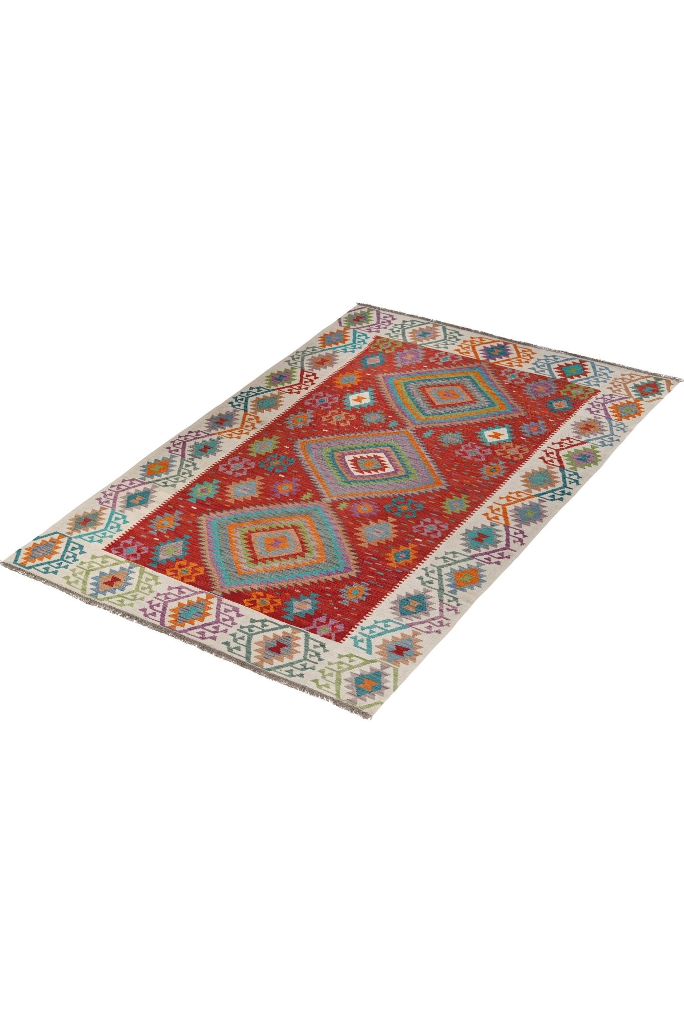 Kelim vloerkleed handgeweven uit Afghanistan - 2