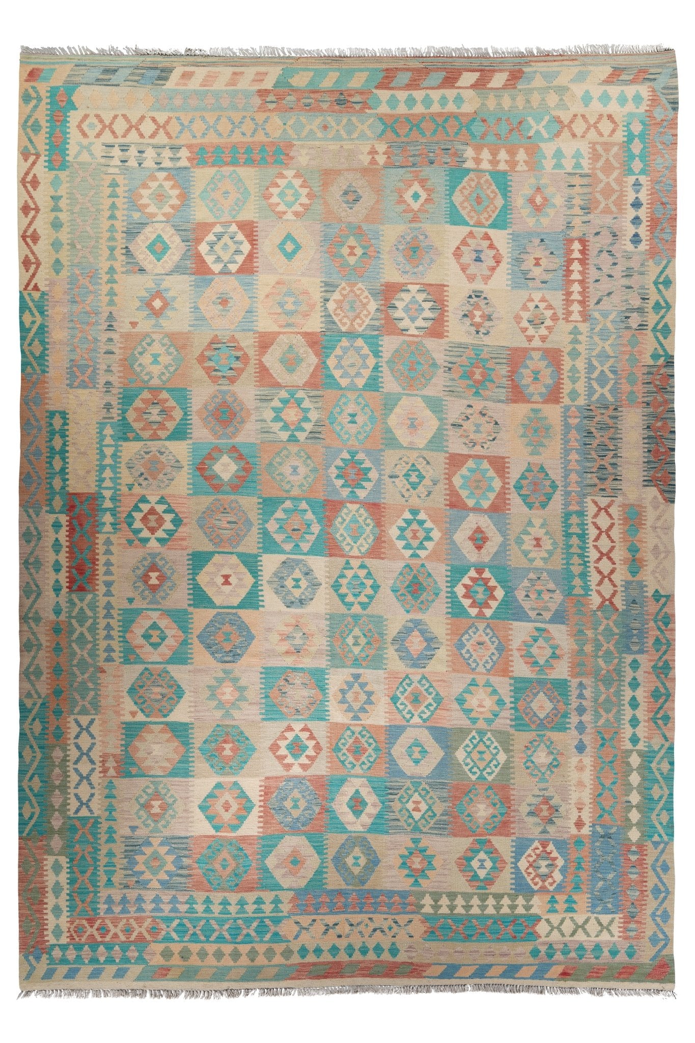 Kelim vloerkleed handgeweven uit Afghanistan - 1