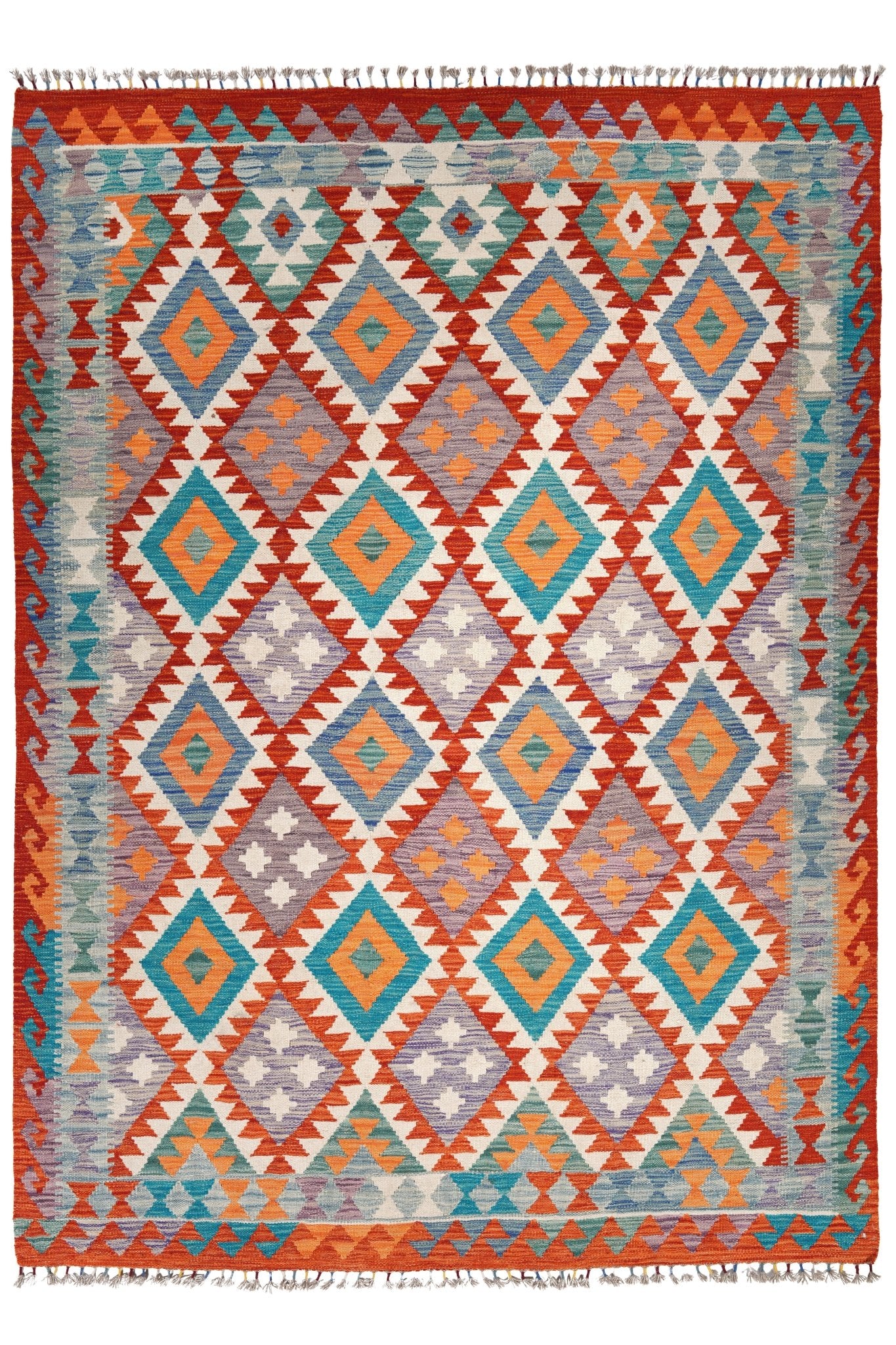 Kelim vloerkleed handgeweven uit Afghanistan - 1