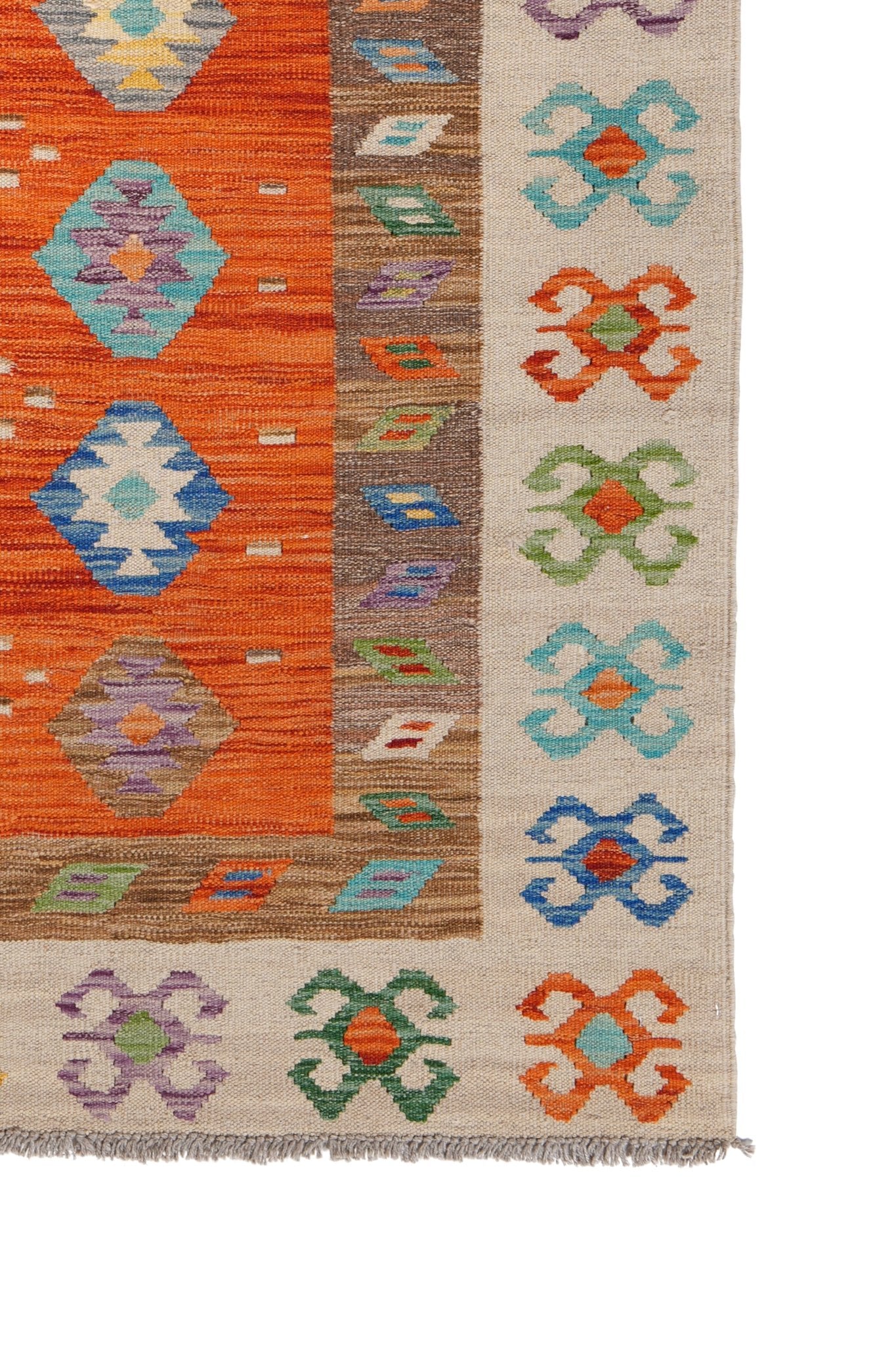 Kelim vloerkleed handgeweven uit Afghanistan - 4