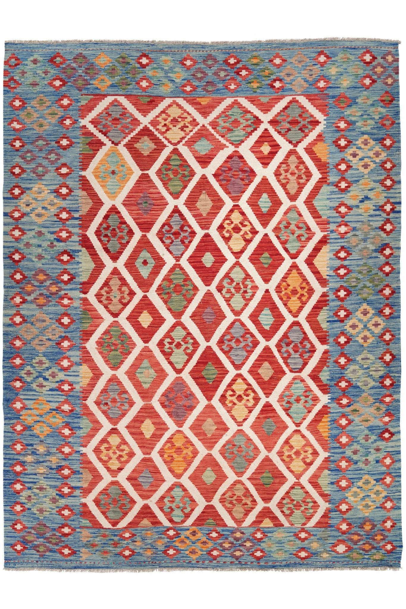 Kelim vloerkleed handgeweven uit Afghanistan - 1