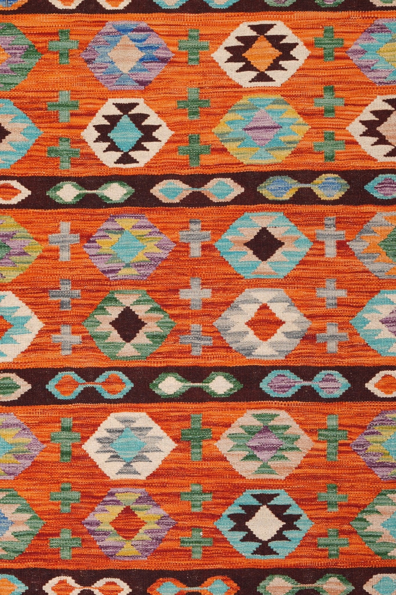 Kelim vloerkleed handgeweven uit Afghanistan - 3