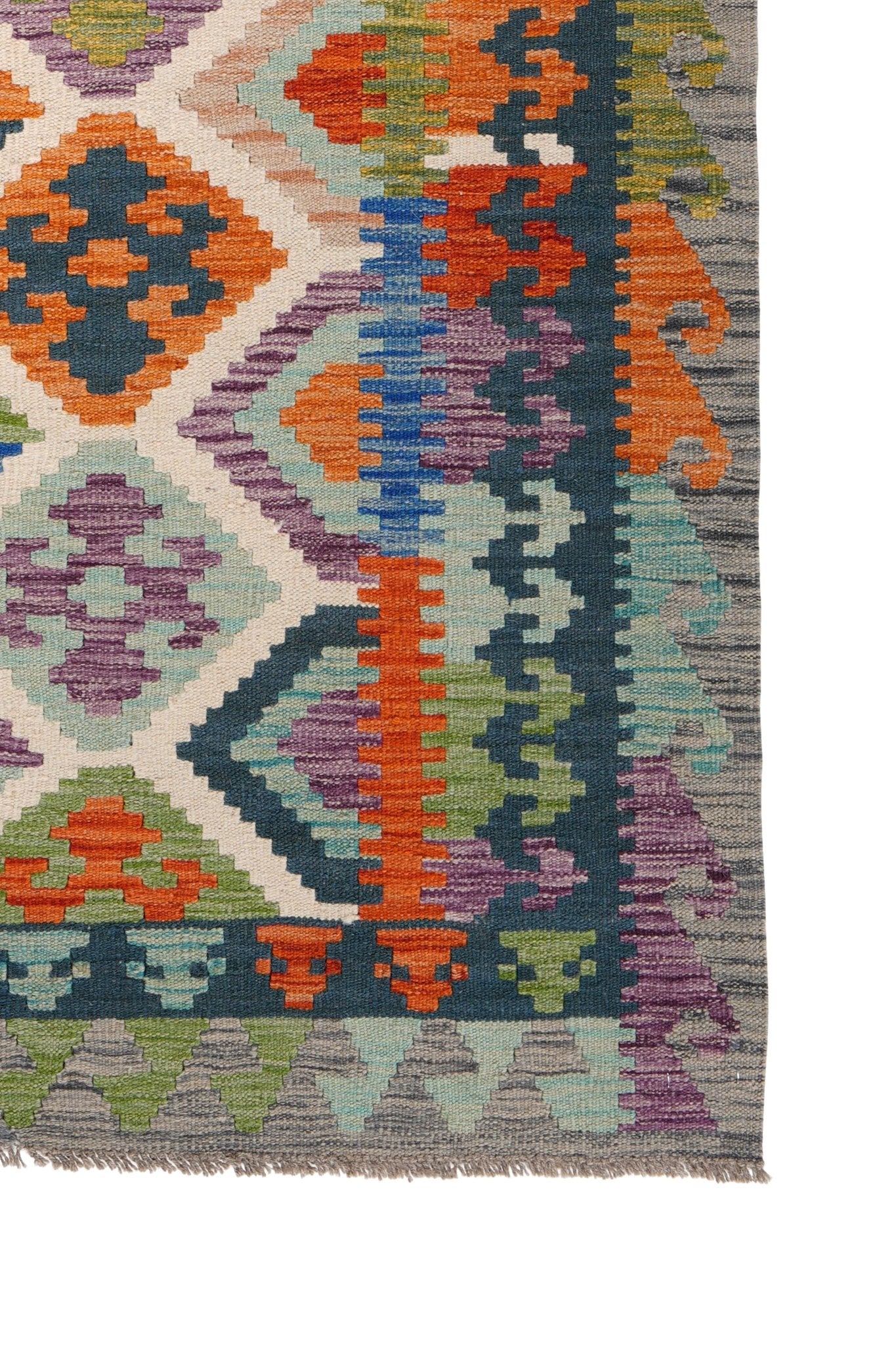 Kelim vloerkleed handgeweven uit Afghanistan - 4