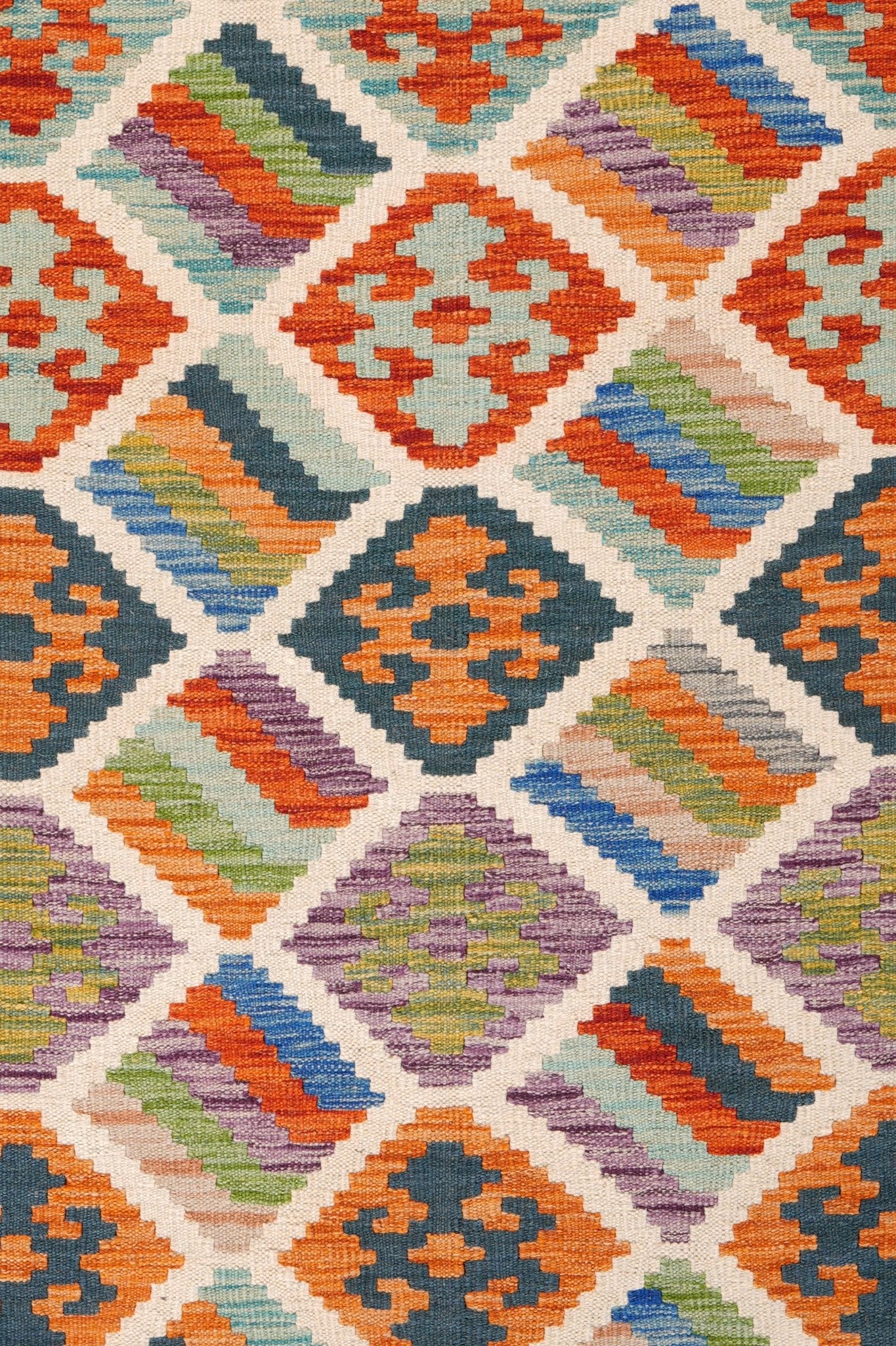 Kelim vloerkleed handgeweven uit Afghanistan - 3