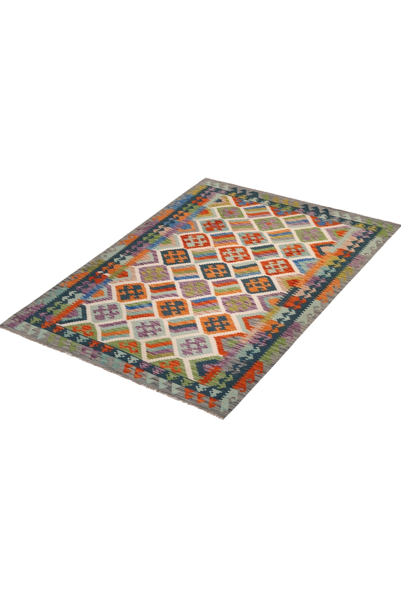 Kelim vloerkleed handgeweven uit Afghanistan - 2