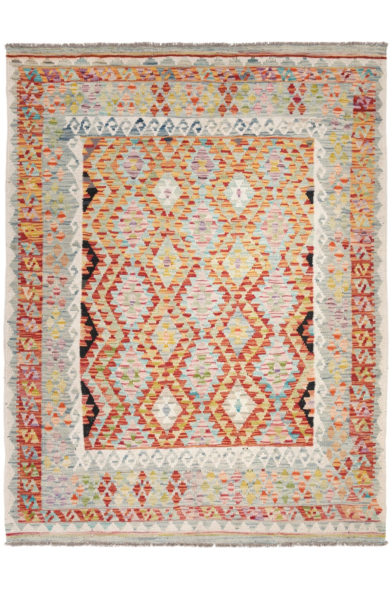 Kelim vloerkleed handgeweven uit Afghanistan - 1