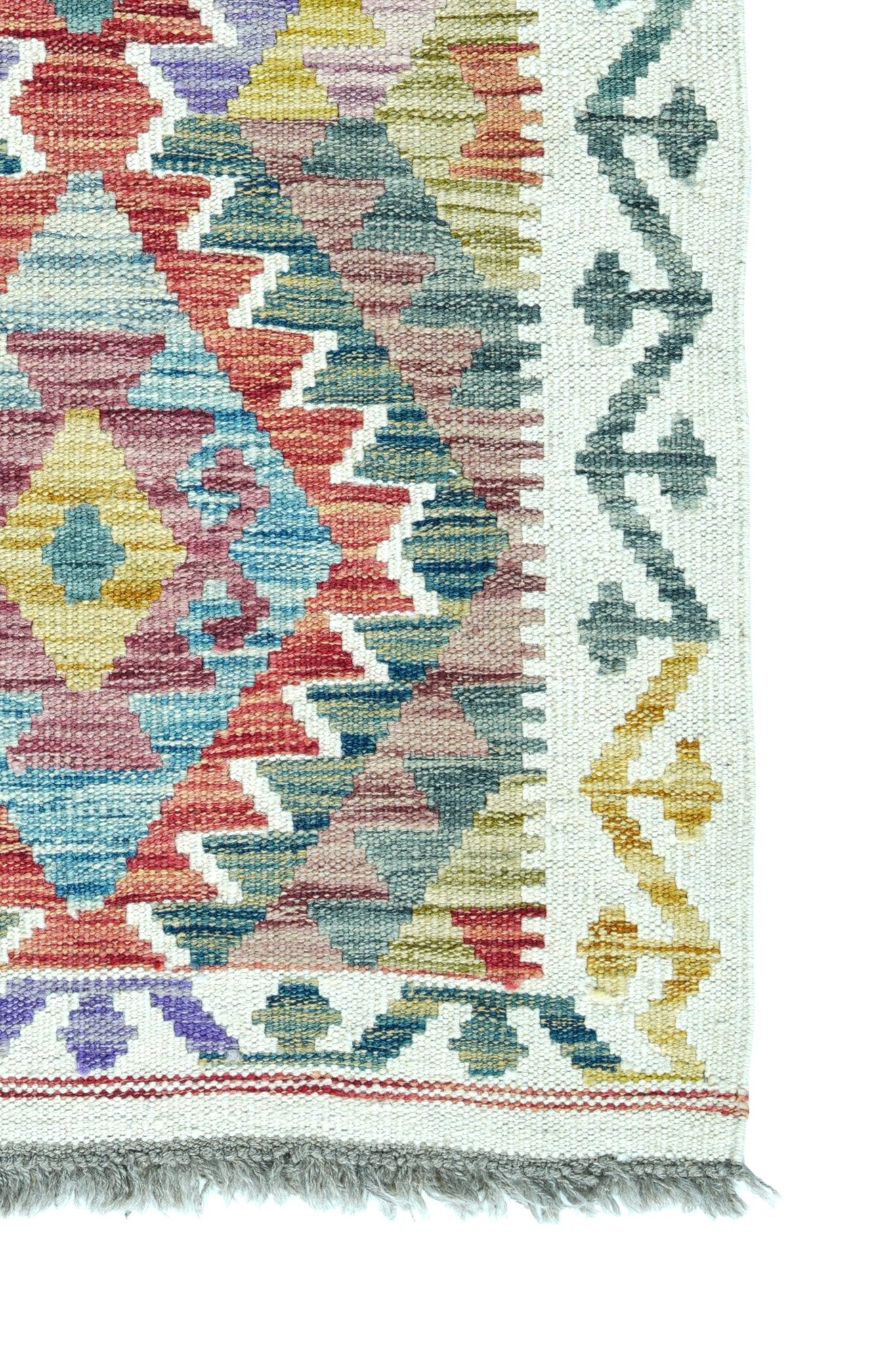 Kelim loper vloerkleed handgeweven uit Afghanistan - 4