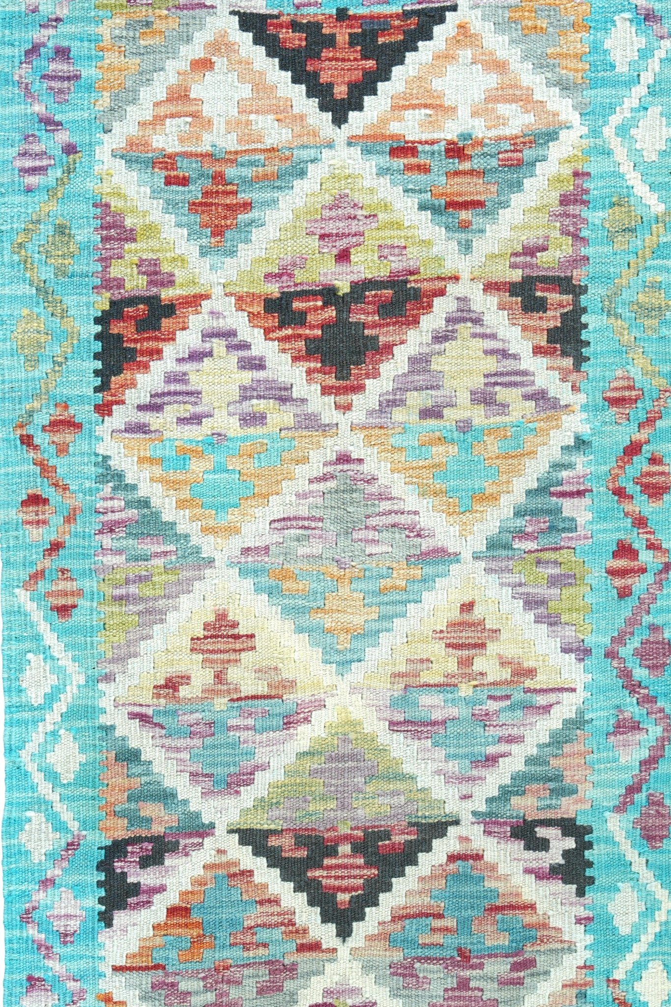 Kelim loper vloerkleed handgeweven uit Afghanistan - 3