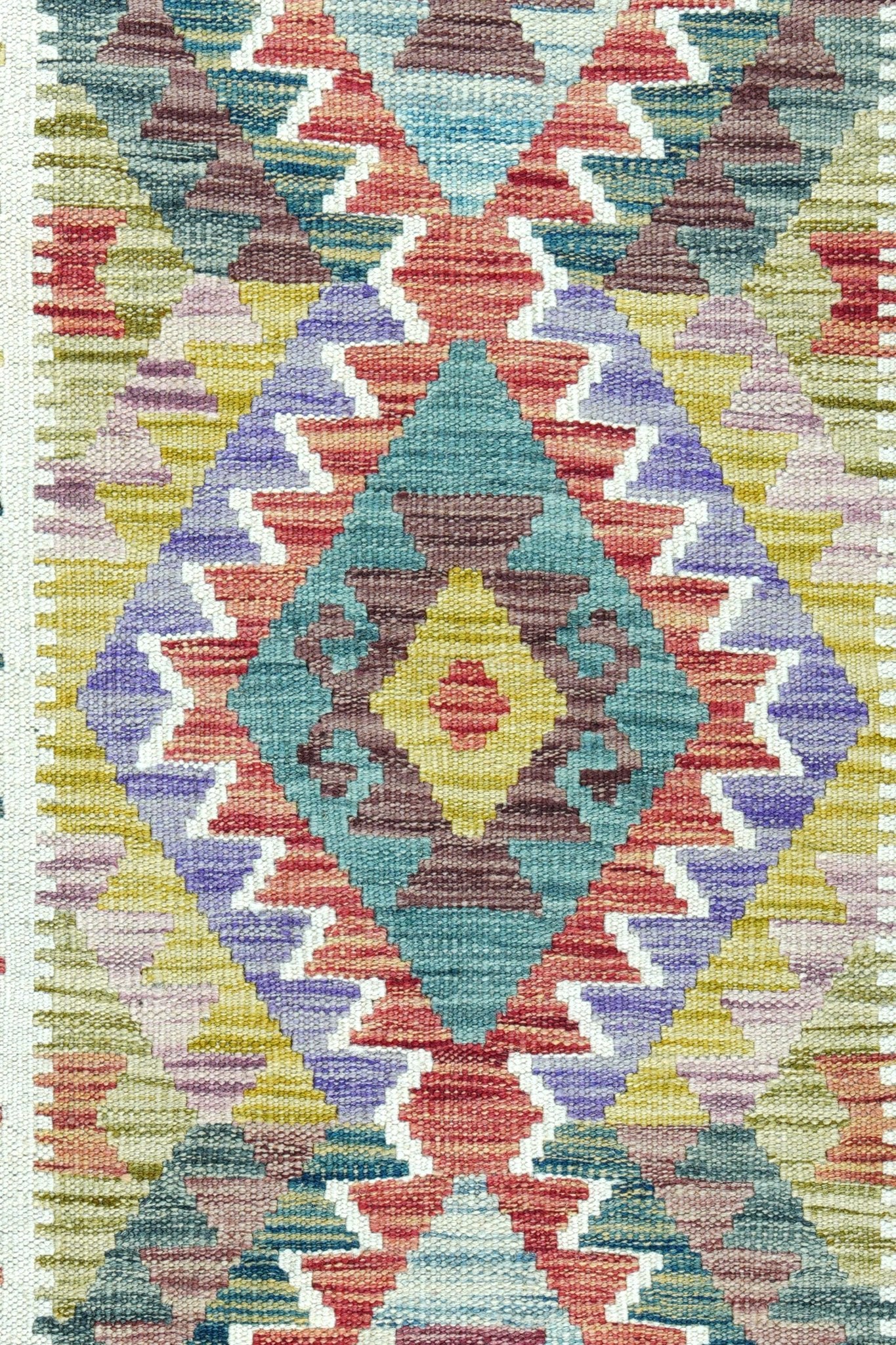 Kelim loper vloerkleed handgeweven uit Afghanistan - 3