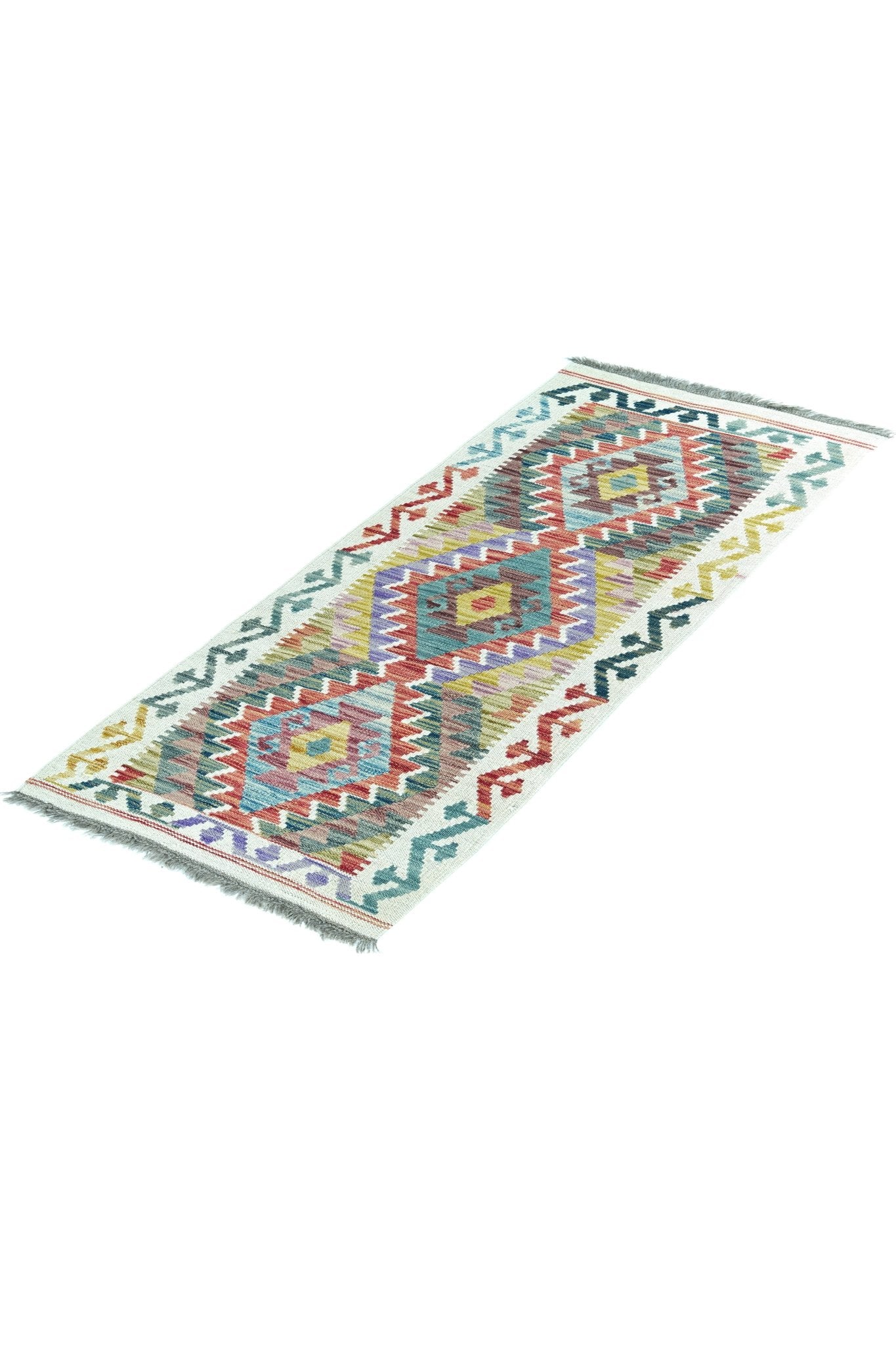 Kelim loper vloerkleed handgeweven uit Afghanistan - 2