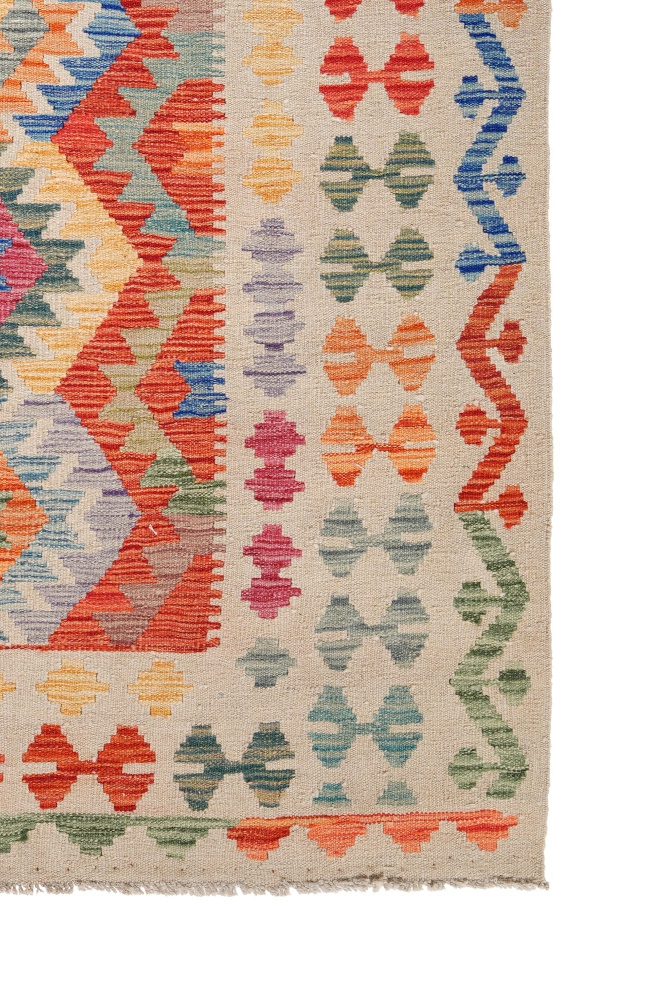 Kelim vloerkleed handgeweven uit Afghanistan - 4