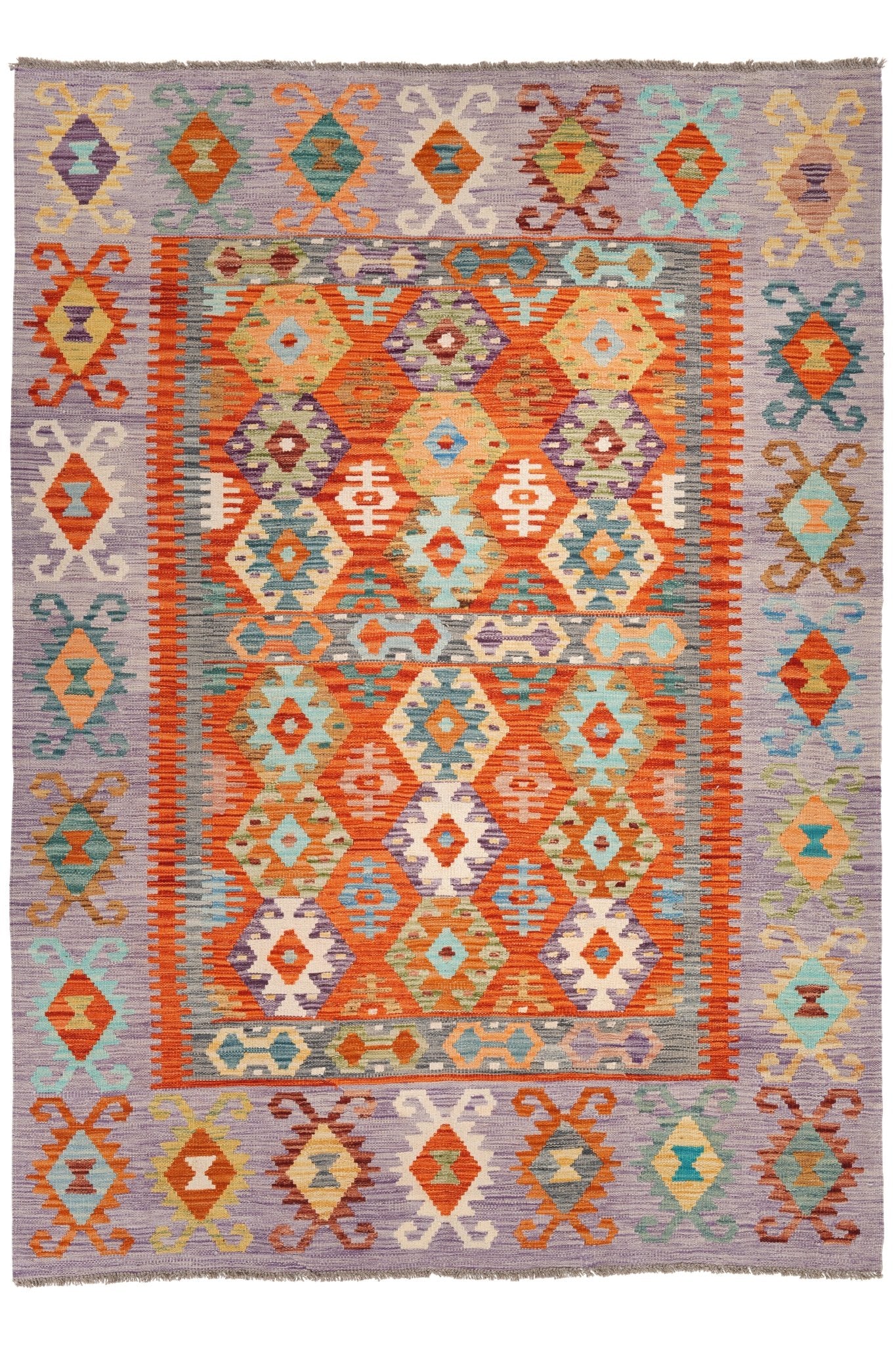 Kelim vloerkleed handgeweven uit Afghanistan - 1