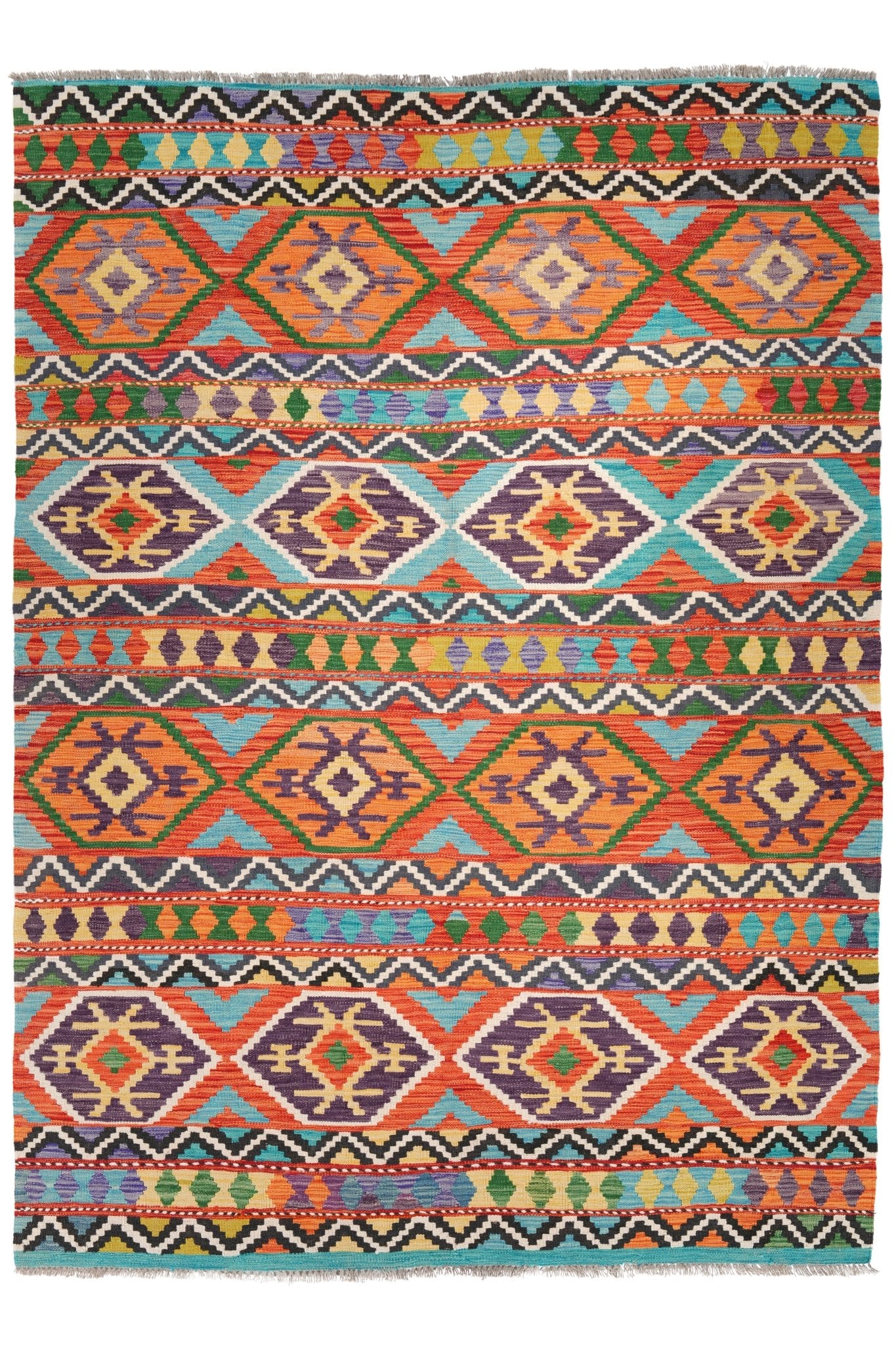 Kelim vloerkleed handgeweven uit Afghanistan - 1