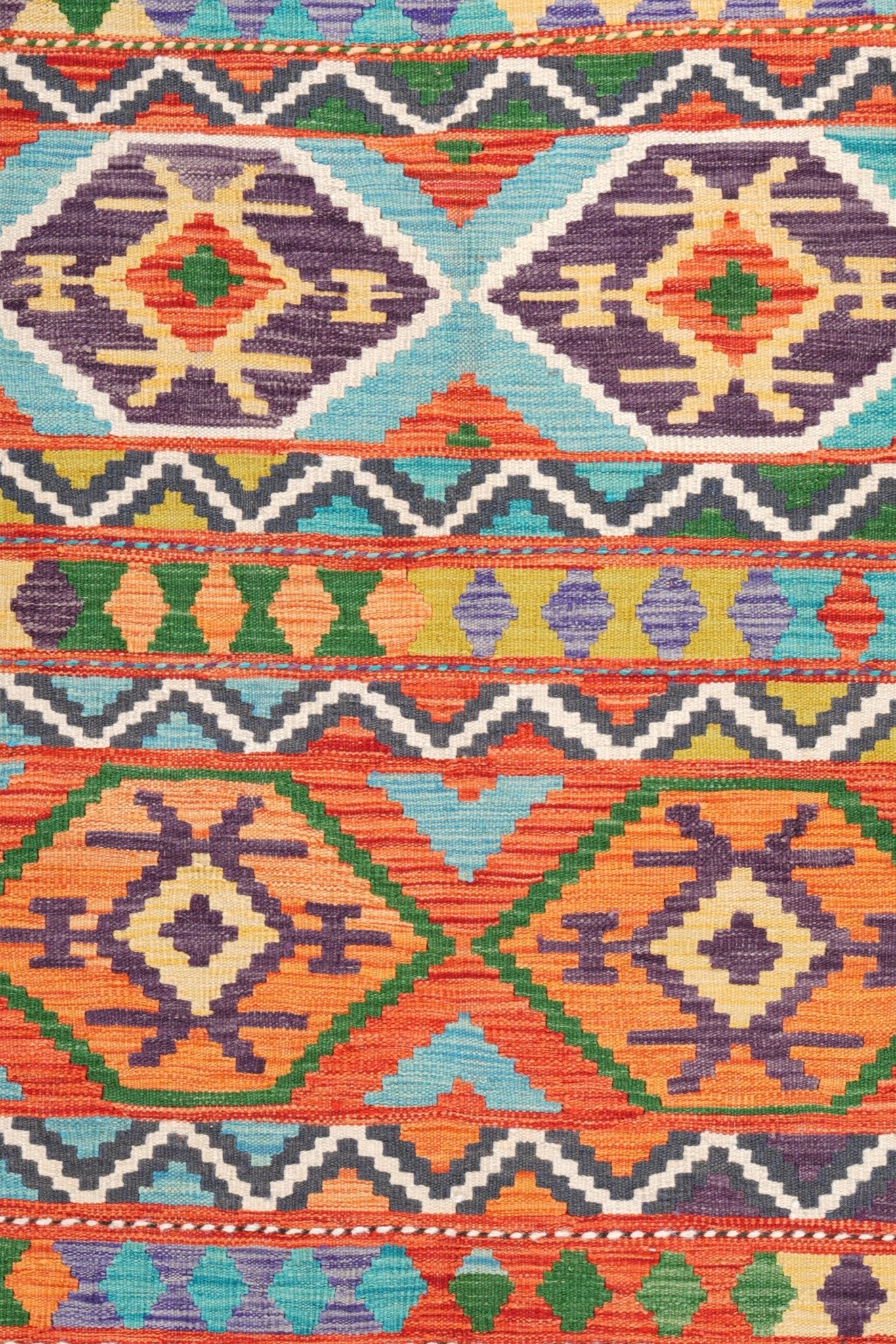 Kelim vloerkleed handgeweven uit Afghanistan - 3