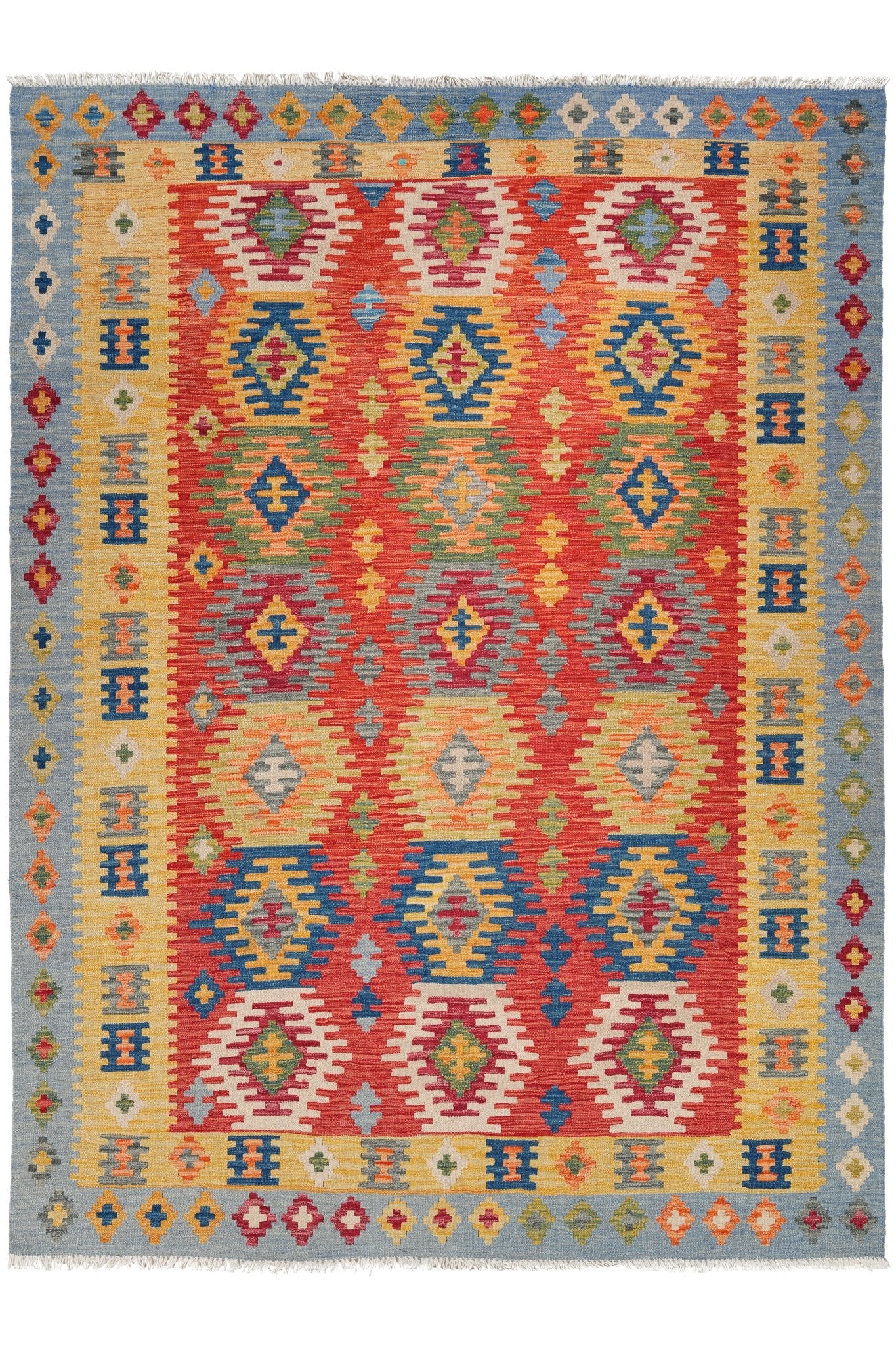 Kelim vloerkleed handgeweven uit Afghanistan - 1