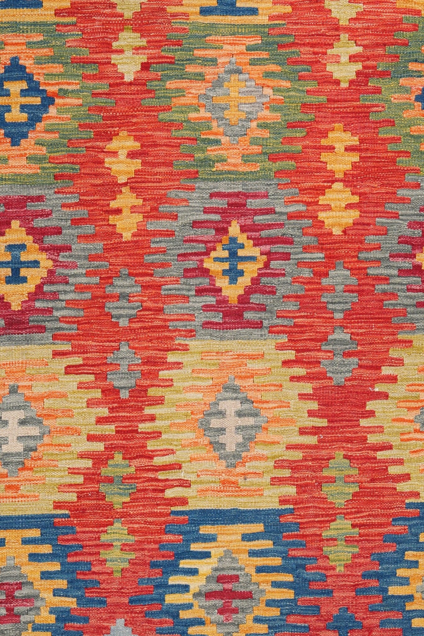 Kelim vloerkleed handgeweven uit Afghanistan - 3