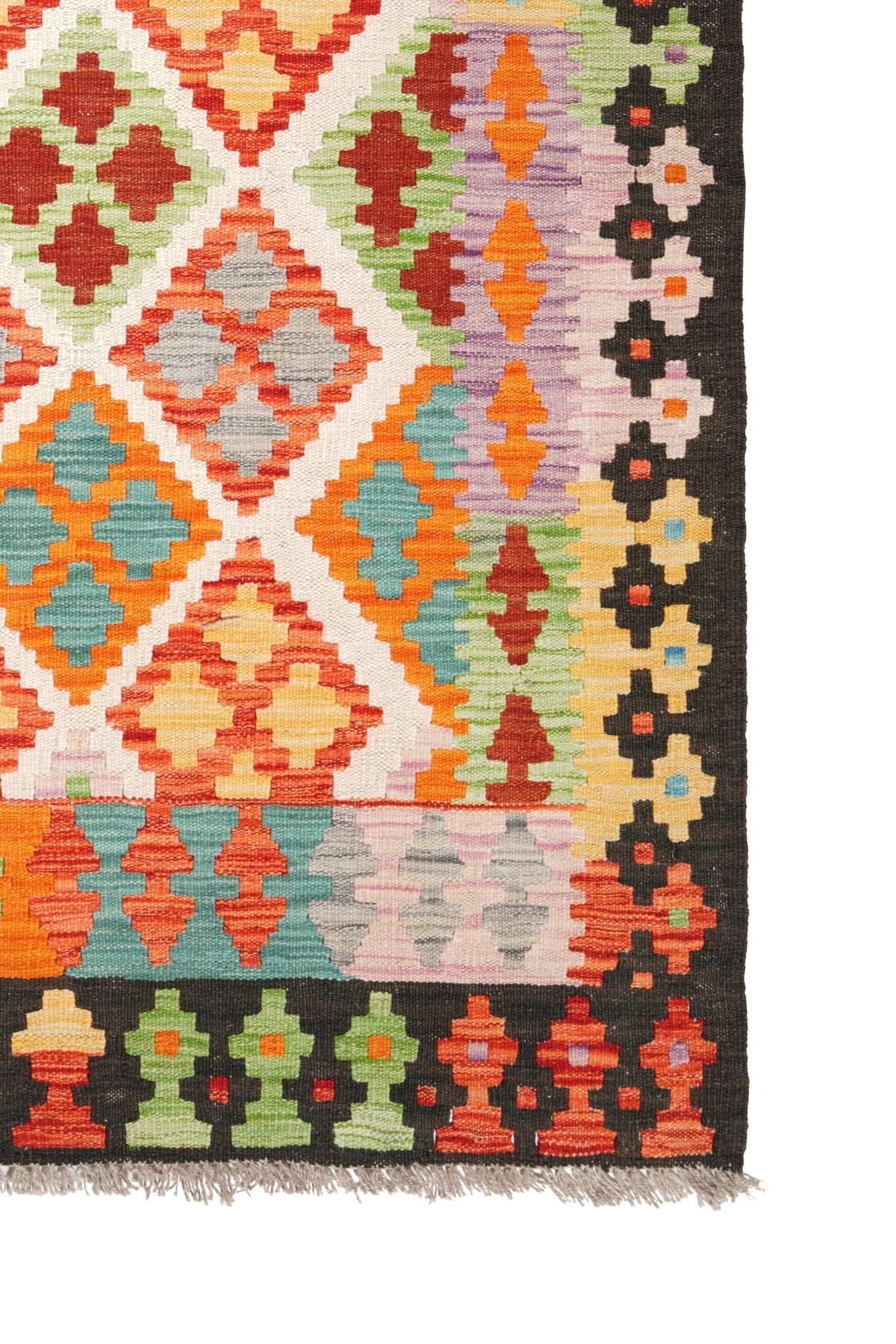 Kelim vloerkleed handgeweven uit Afghanistan - 4