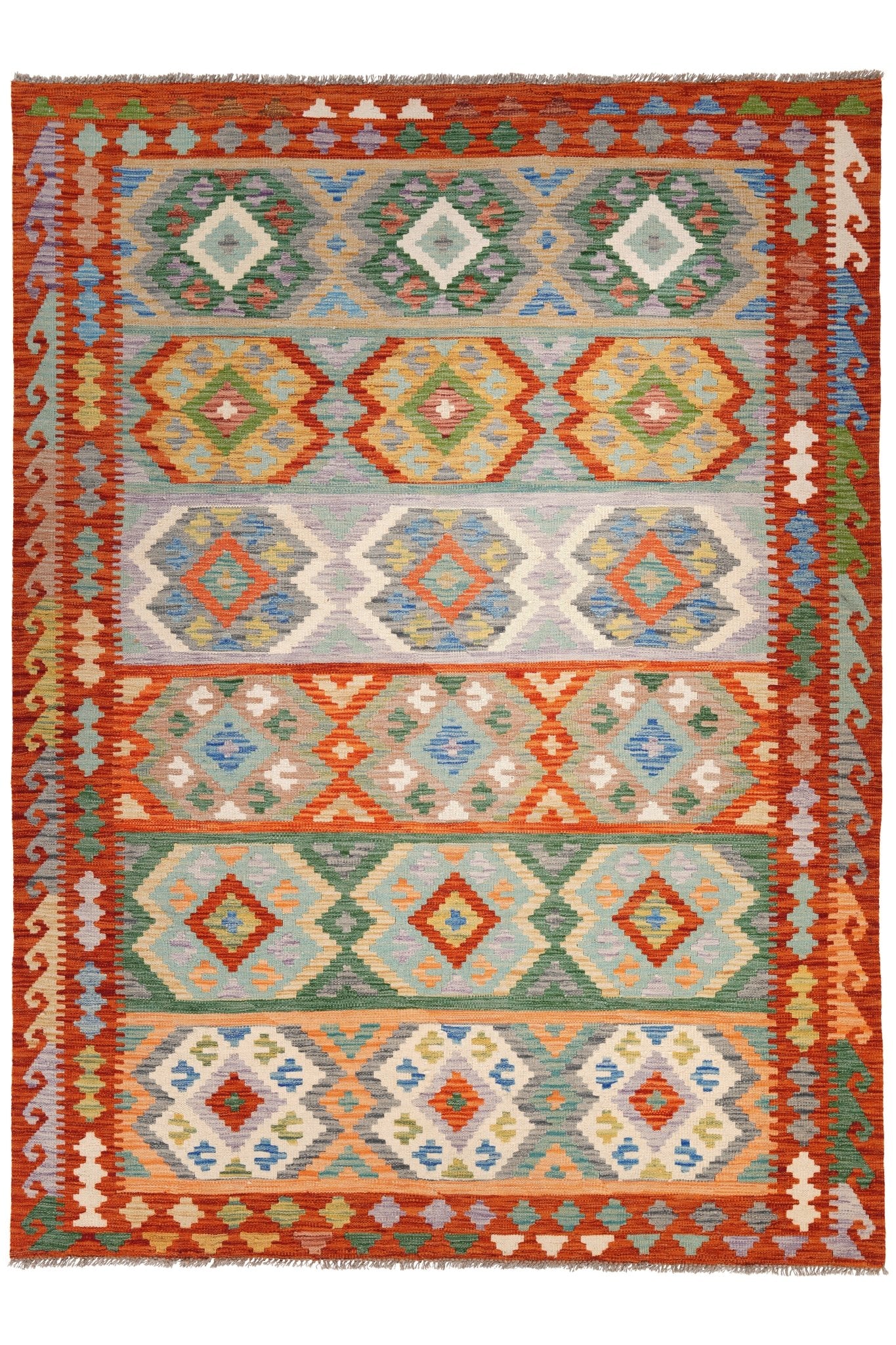 Kelim vloerkleed handgeweven uit Afghanistan - 1