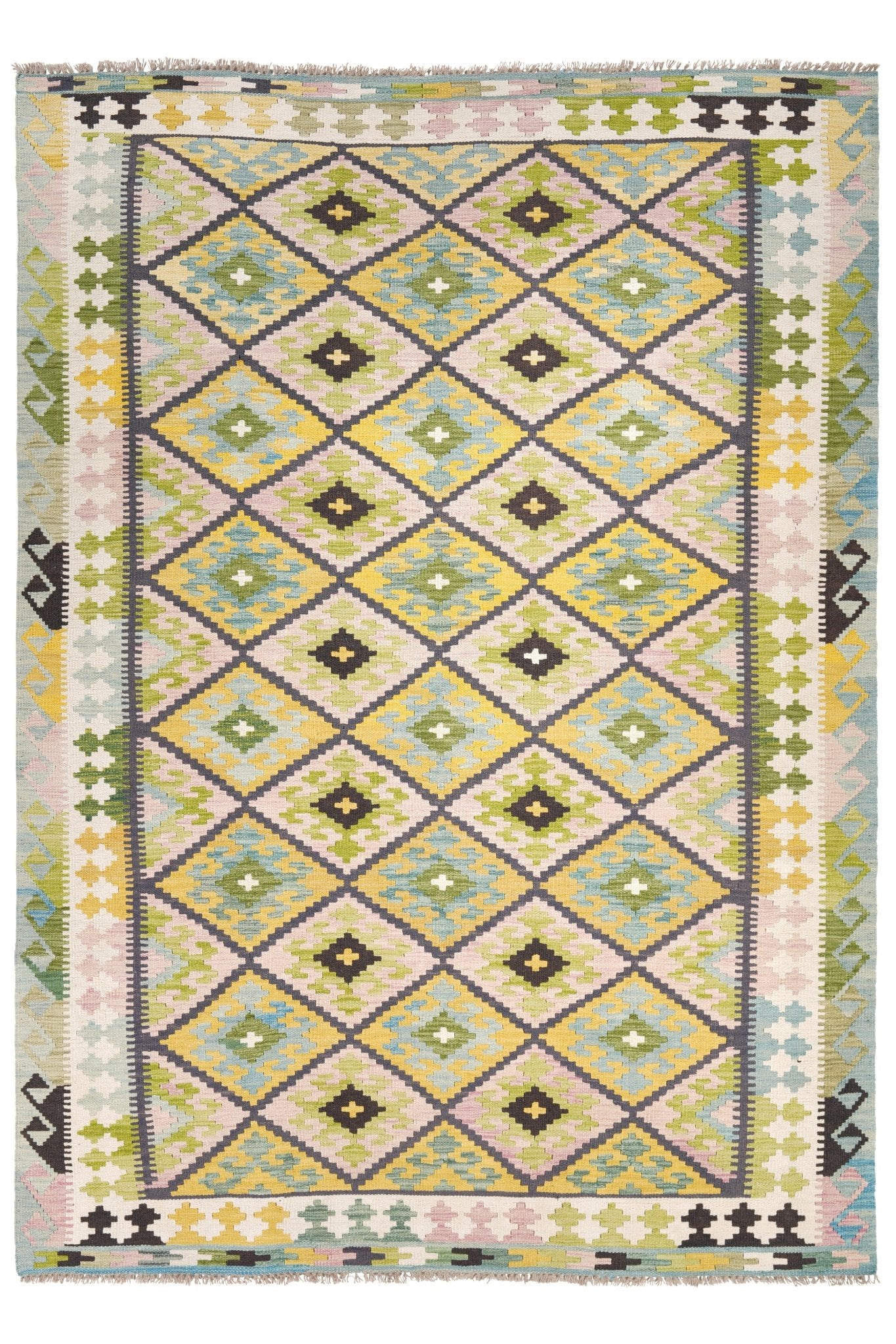 Kelim vloerkleed handgeweven uit Afghanistan - 1