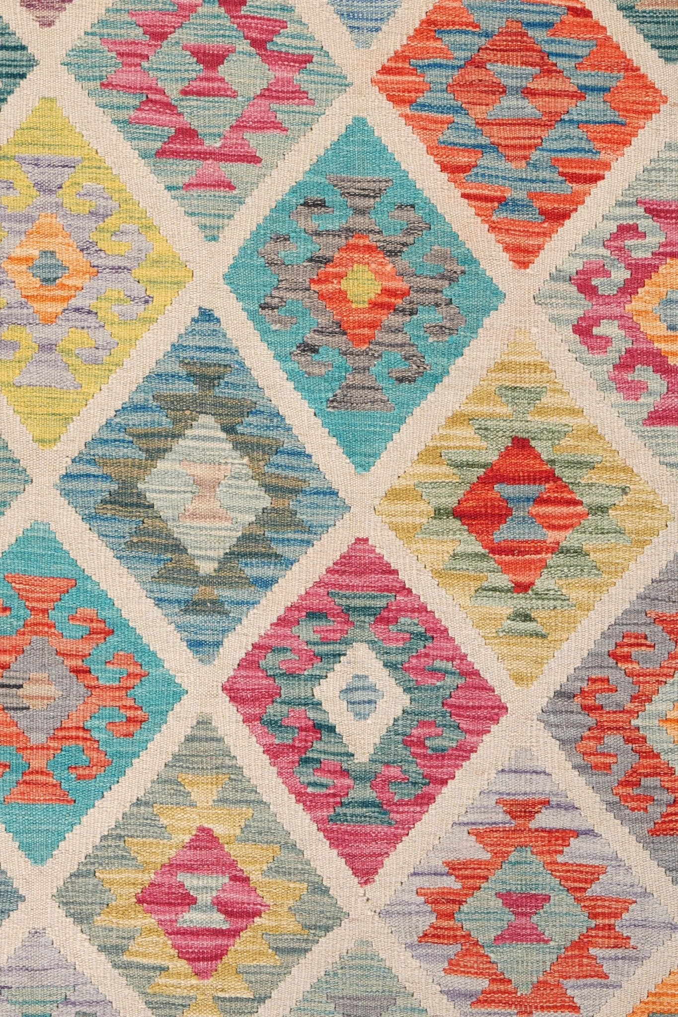 Kelim vloerkleed handgeweven uit Afghanistan - 3