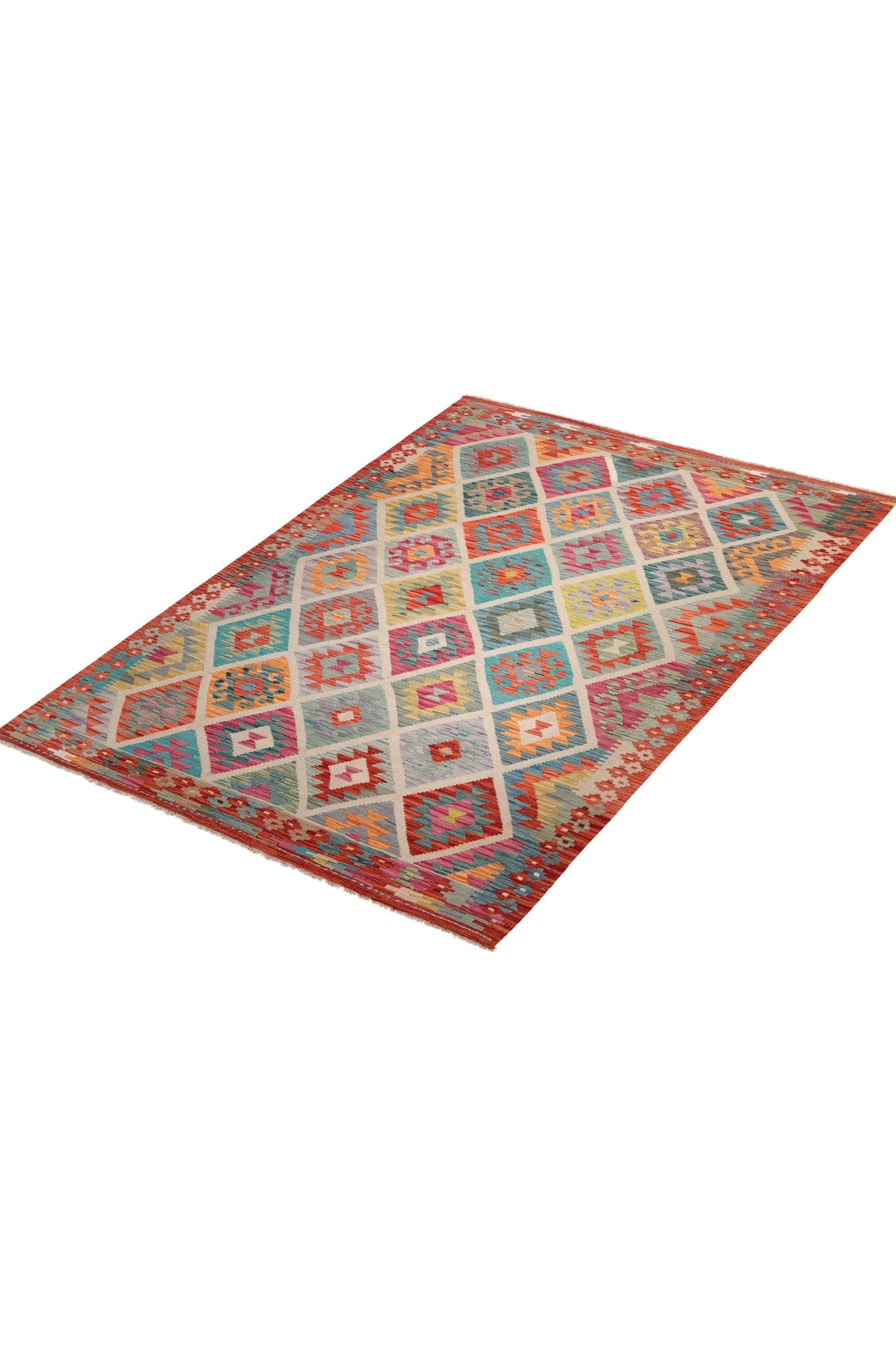 Kelim vloerkleed handgeweven uit Afghanistan - 2