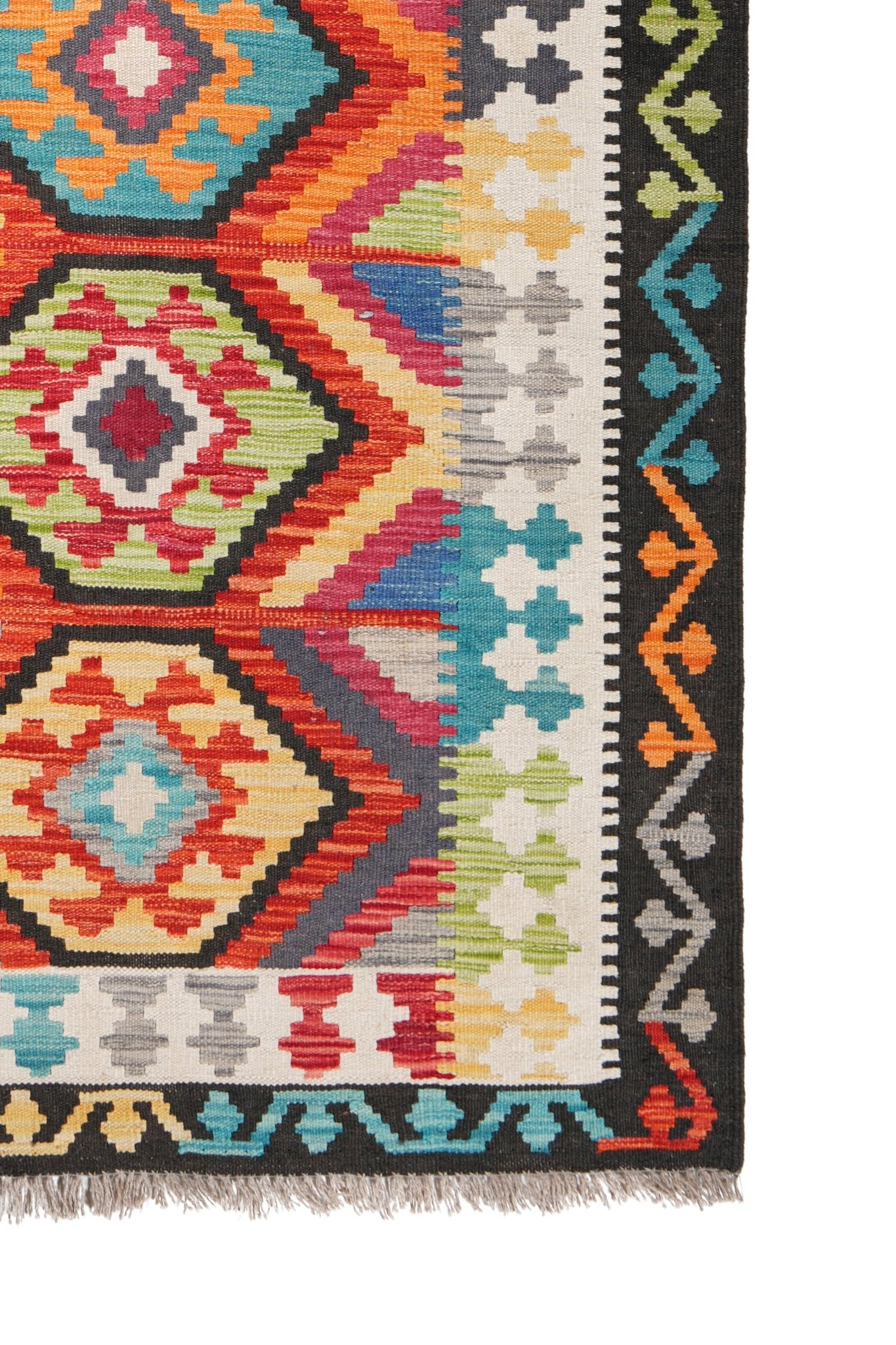 Kelim vloerkleed handgeweven uit Afghanistan - 4