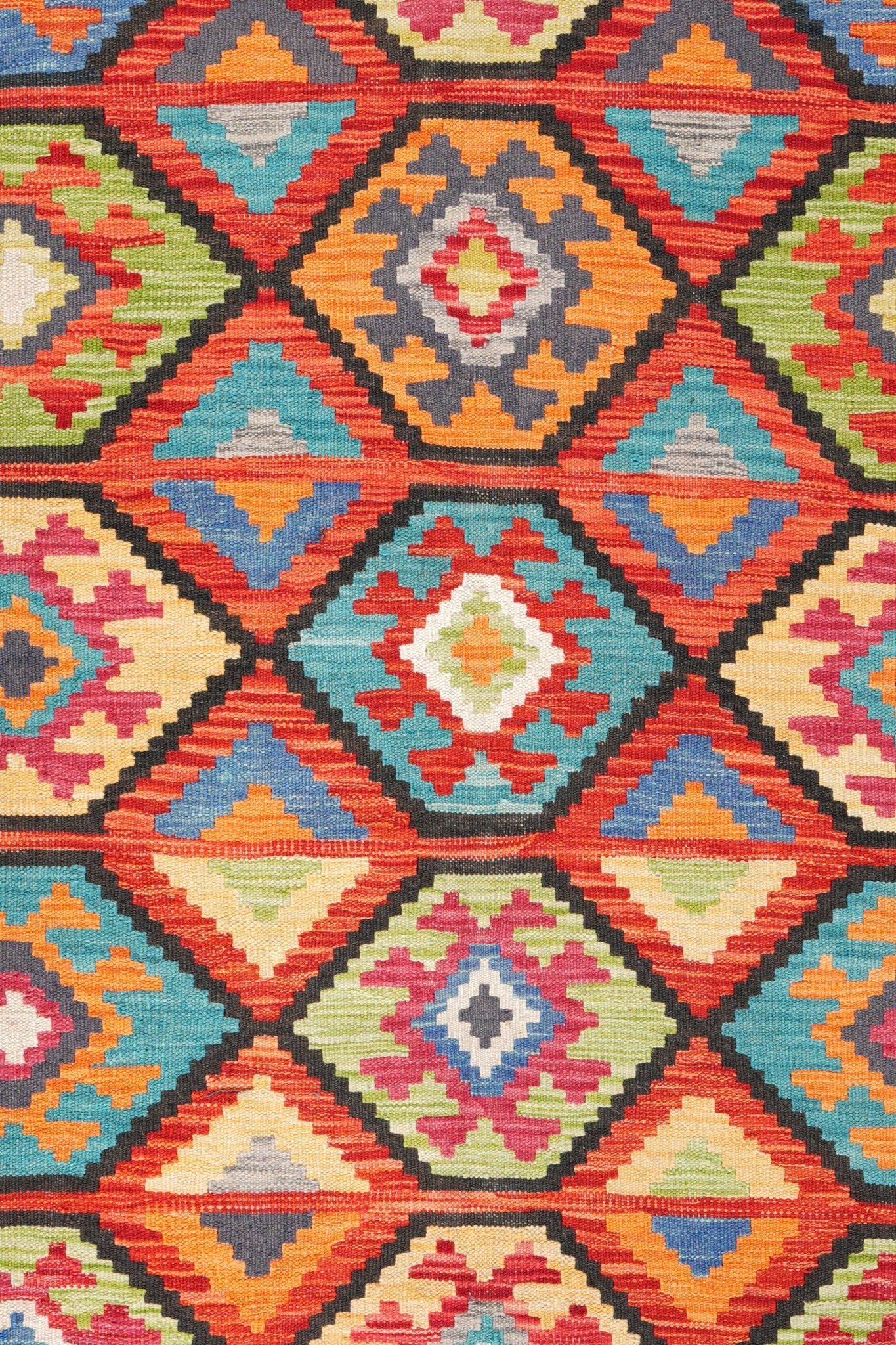 Kelim vloerkleed handgeweven uit Afghanistan - 3