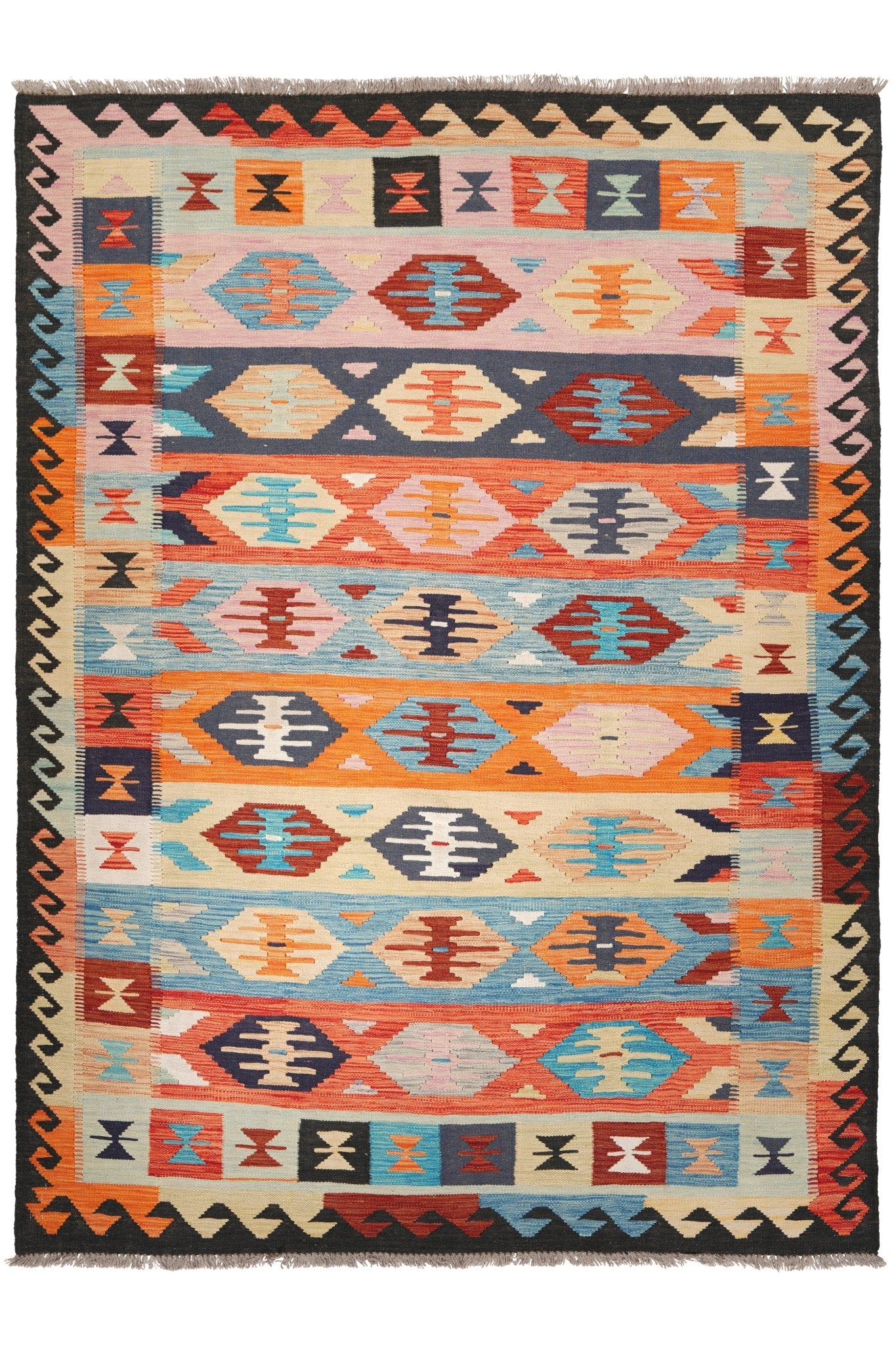 Kelim vloerkleed handgeweven uit Afghanistan - 1